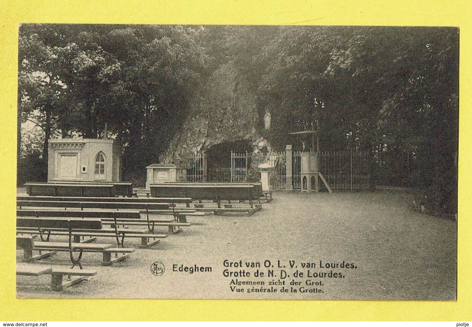 * Edegem - Edeghem (Antwerpen - Anvers) * (Nels, Ern Thill) Grot OLV Van Lourdes, Grotte ND Lourdes, Rare, Old, CPA - Edegem