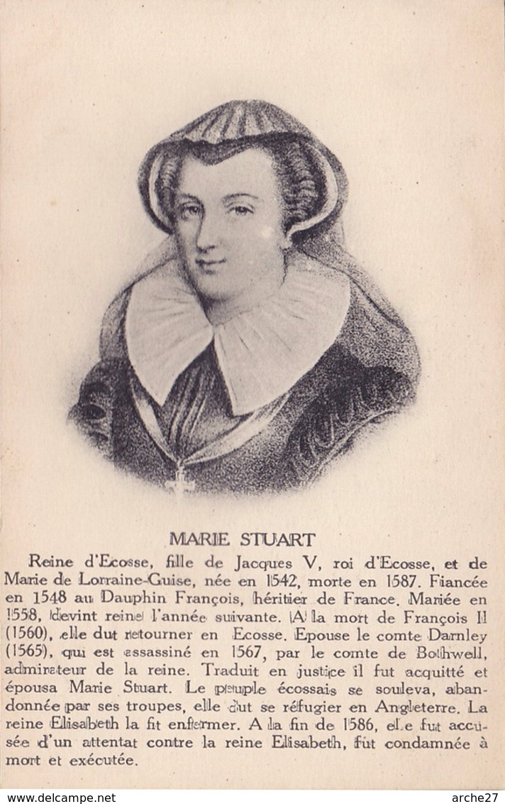 CPA - MARIE STUART - Histoire