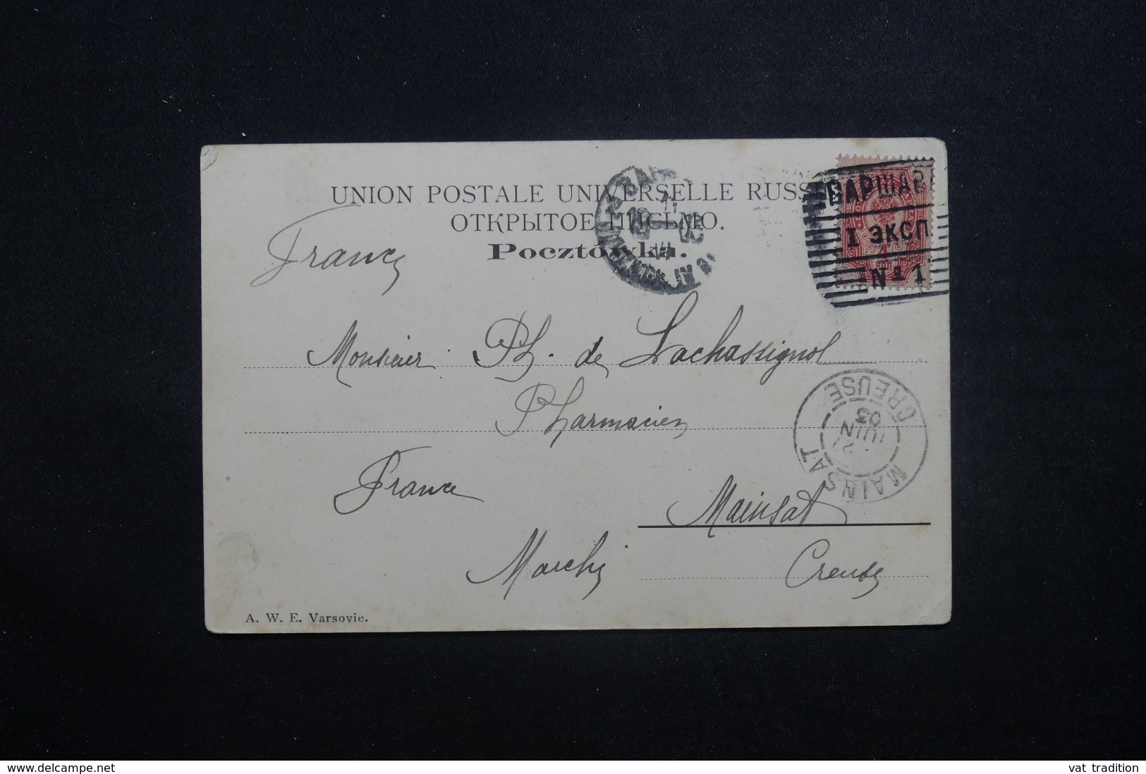 POLOGNE - Carte Postale - Warszawy - Wypadek Na Krakowskiem Przedmiesciu - 1903 - L 42791 - Polonia