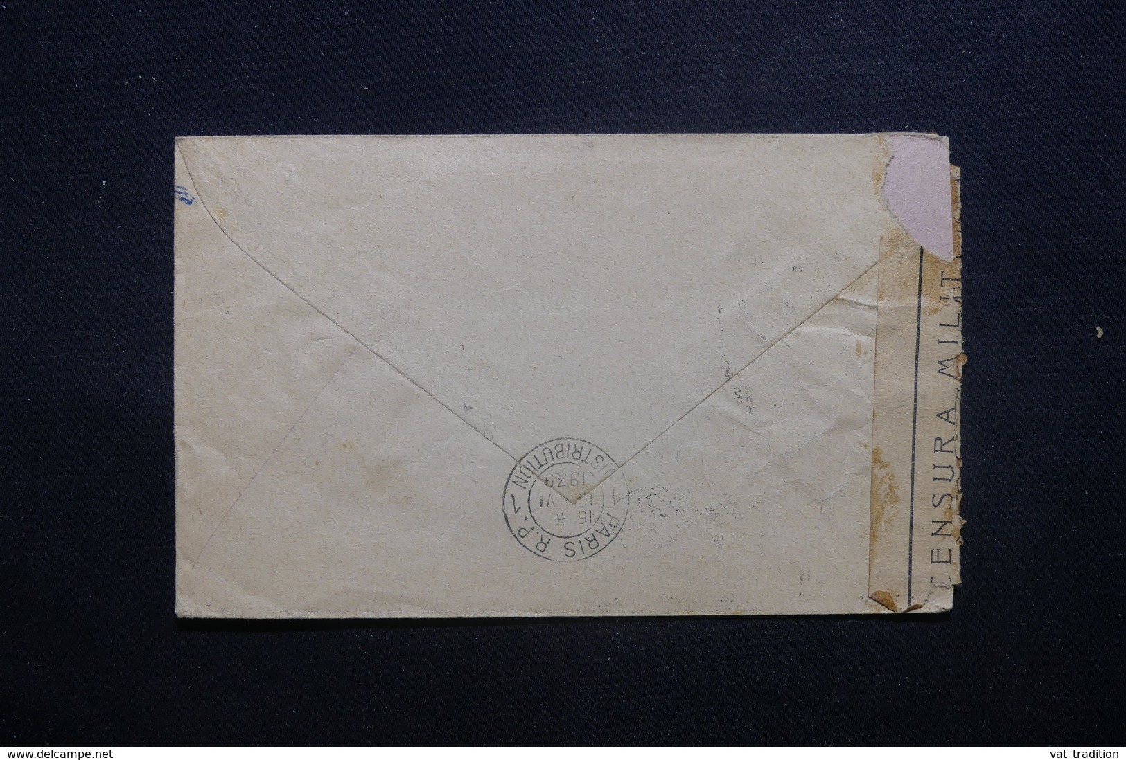 ESPAGNE - Censure  De La Coruna Sur Enveloppe Pour La France En 1939 - L 42804 - Nationalists Censor Marks