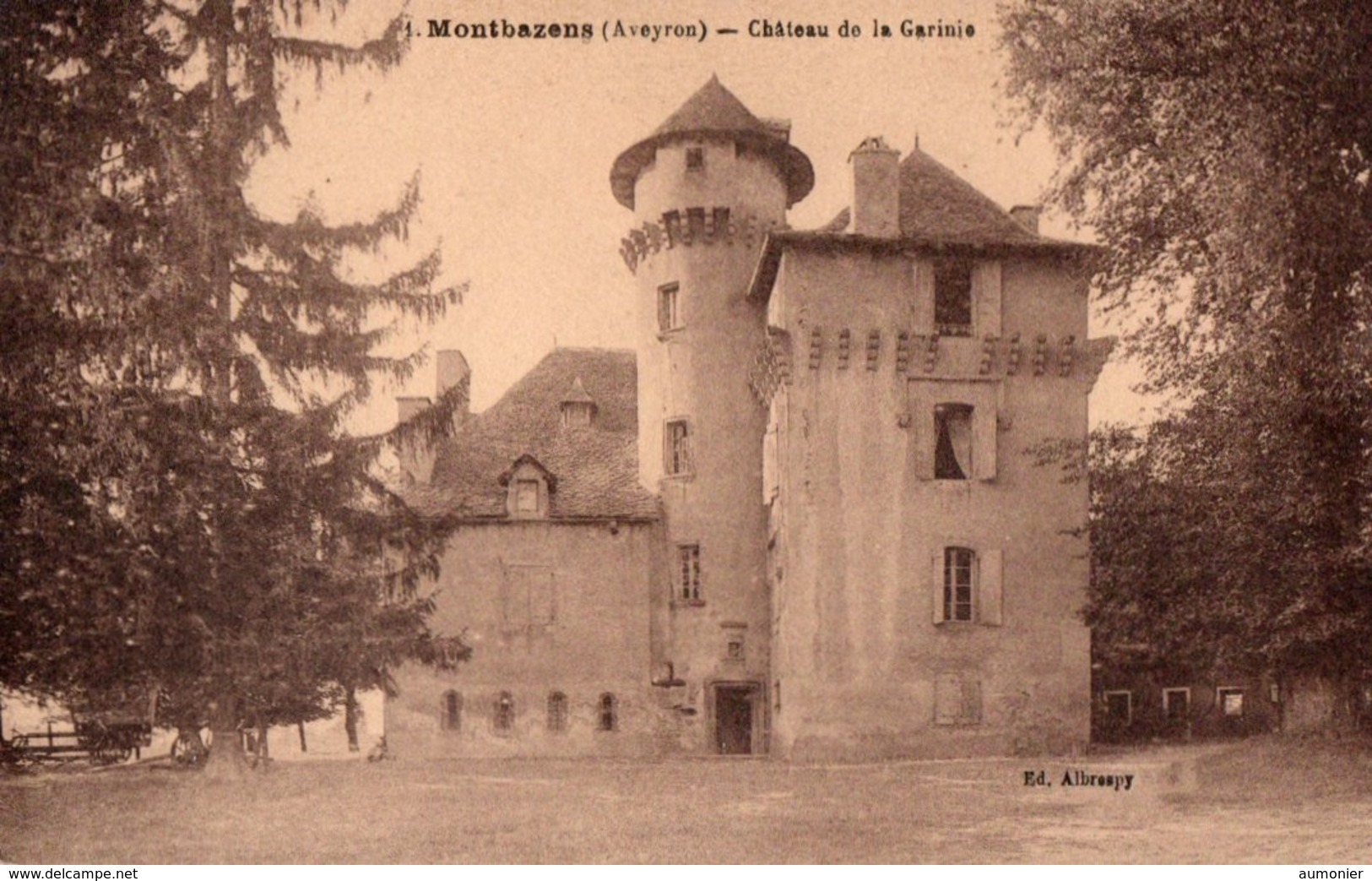 MONTBAZENS ( 12 ) - Château De La Garinie . - Montbazens