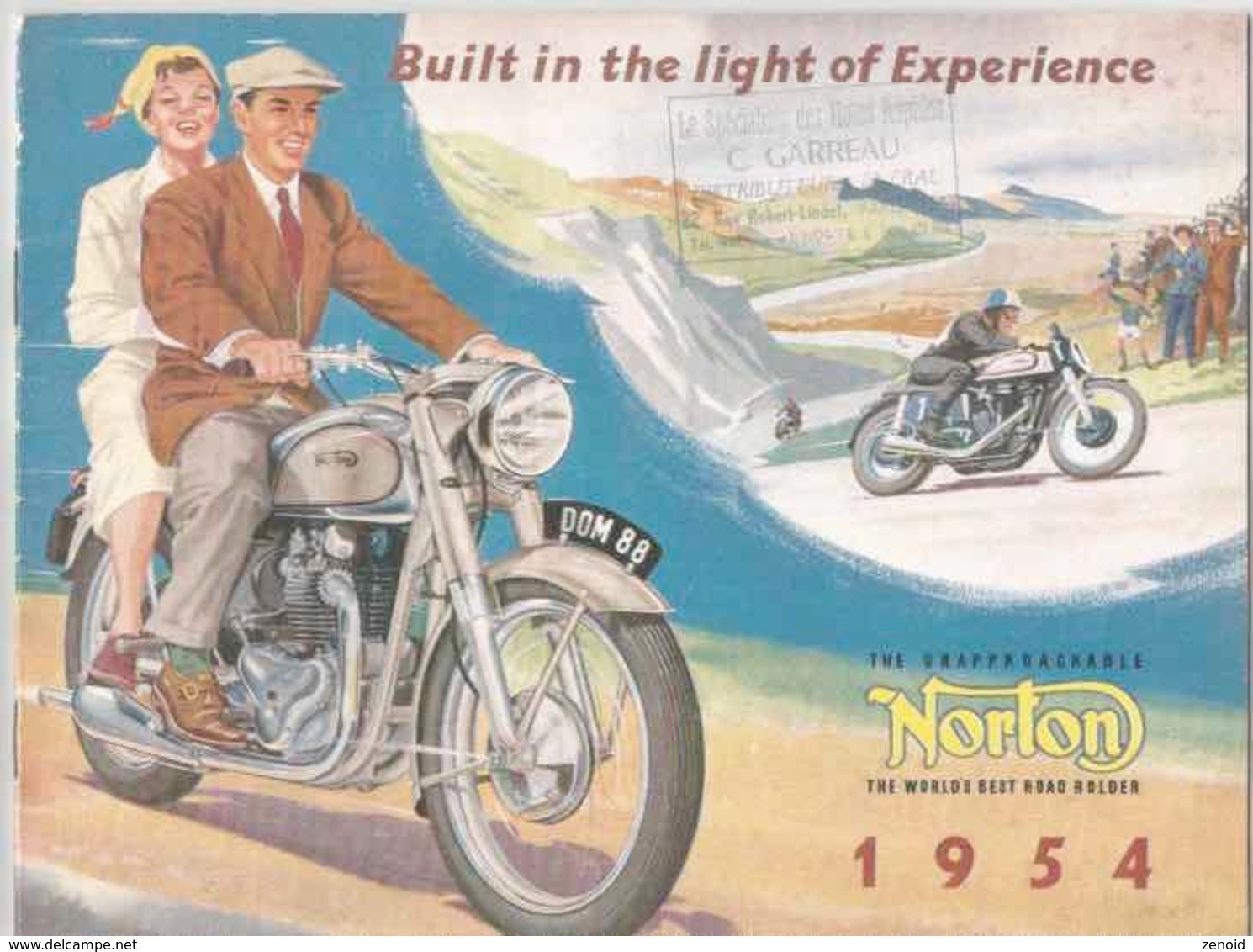 Livret Publicitaire Norton 1954 - Motor Bikes