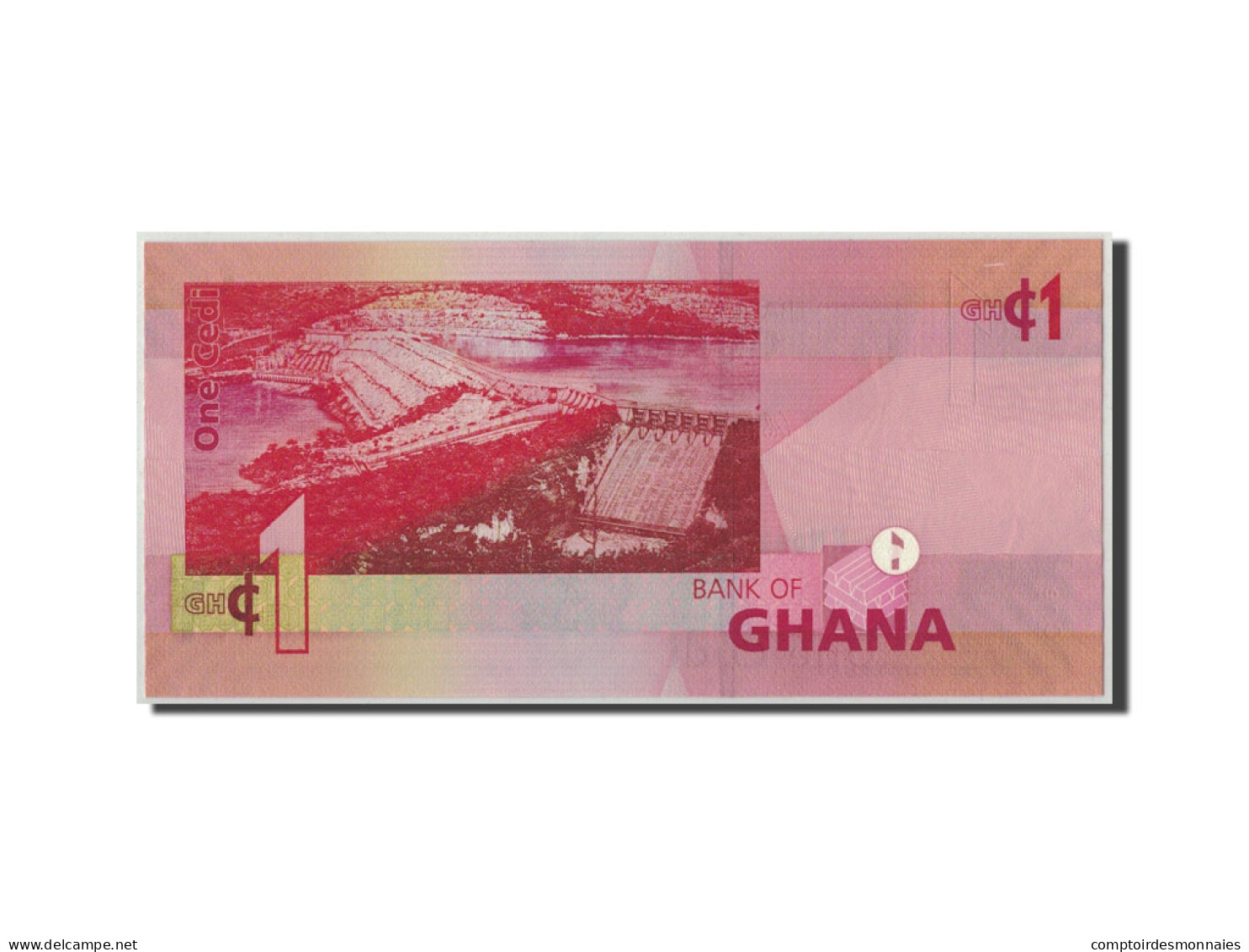 Billet, Ghana, 1 Cedi, 2010, 2010-03-06, KM:37b, NEUF - Ghana