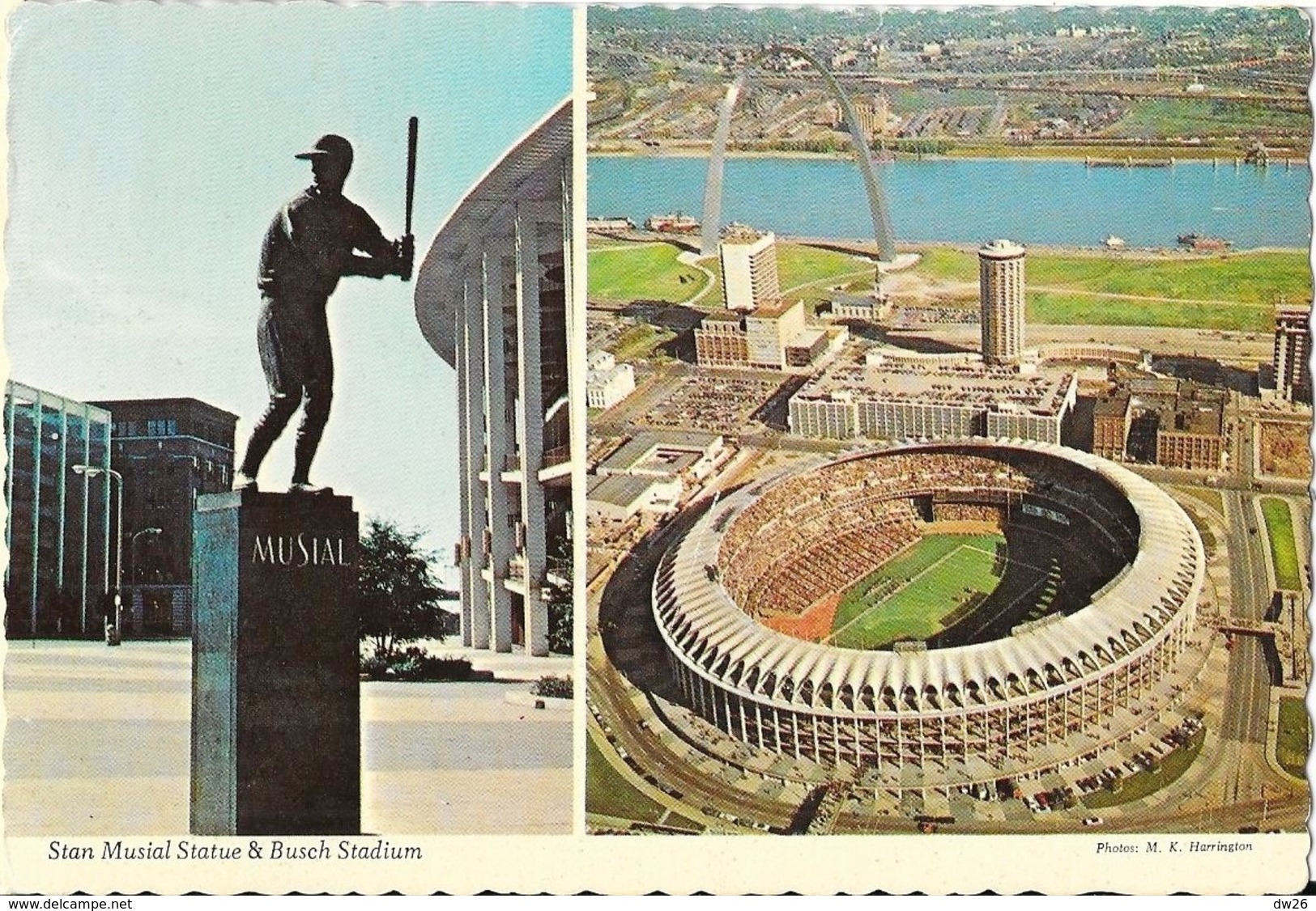 St Louis, Missouri MO - Stan Musial Statue & Busch Stadium (Baseball's Champion, Cardinals) - St Louis – Missouri