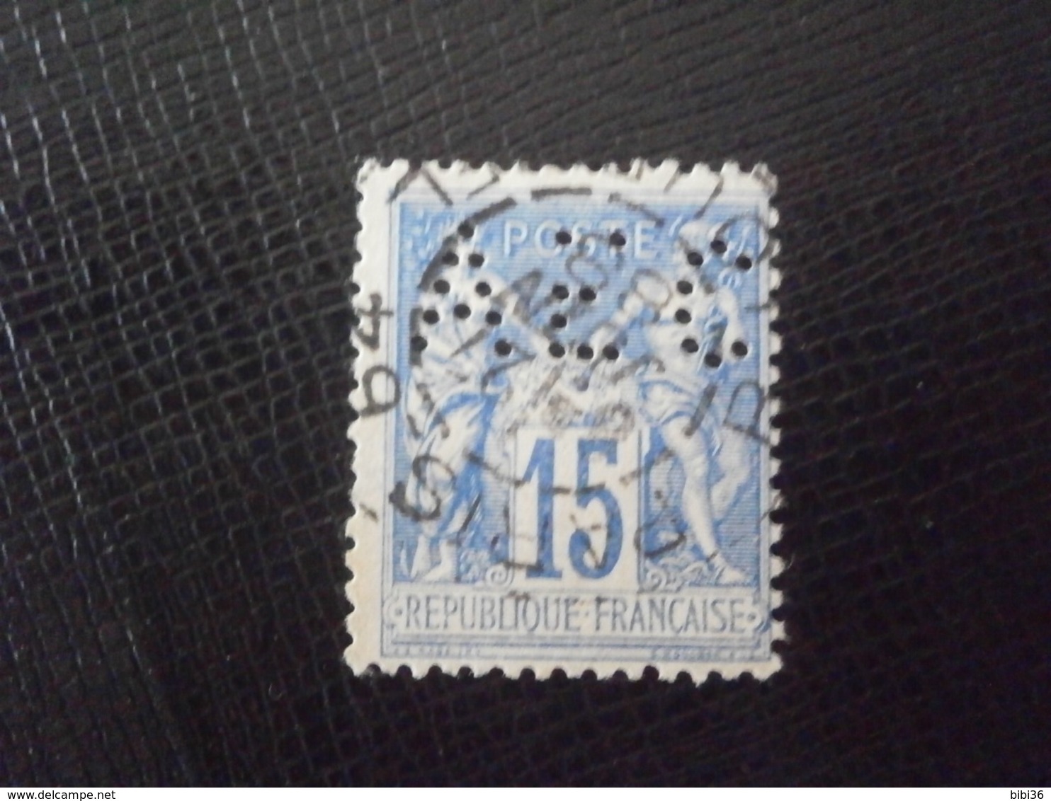 FRANCE TIMBRE SAGE 90 AEC 62 PERFORE PERFORES PERFIN PERFINS PERFO PERFORATION PERFORIERT LOCHUNG PERFORATI - Autres & Non Classés