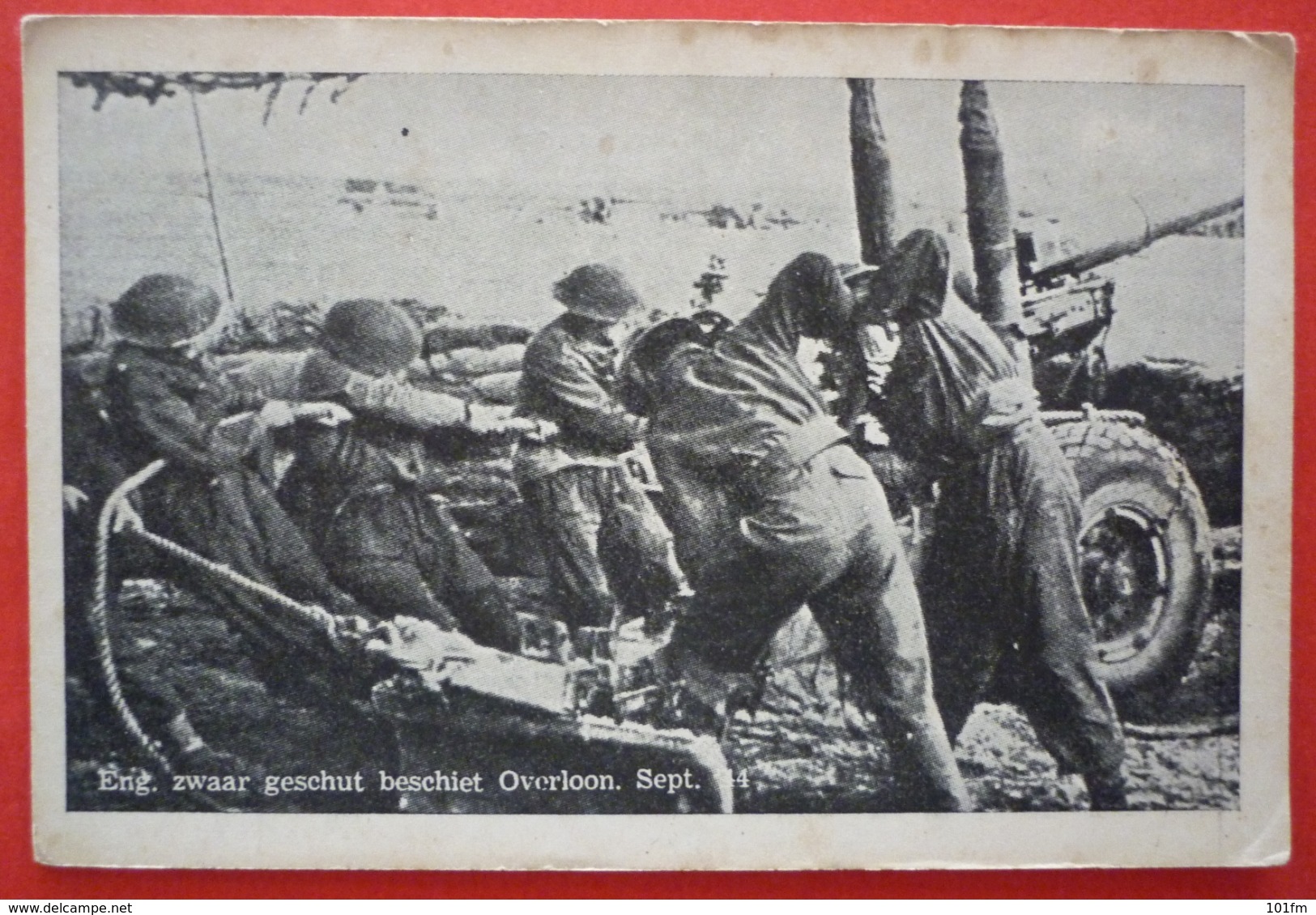 ENG.ZWAAR GESCHUT BESCHIET OVERLOON - SEPT. 1944 U.S. ARMY - Weltkrieg 1939-45