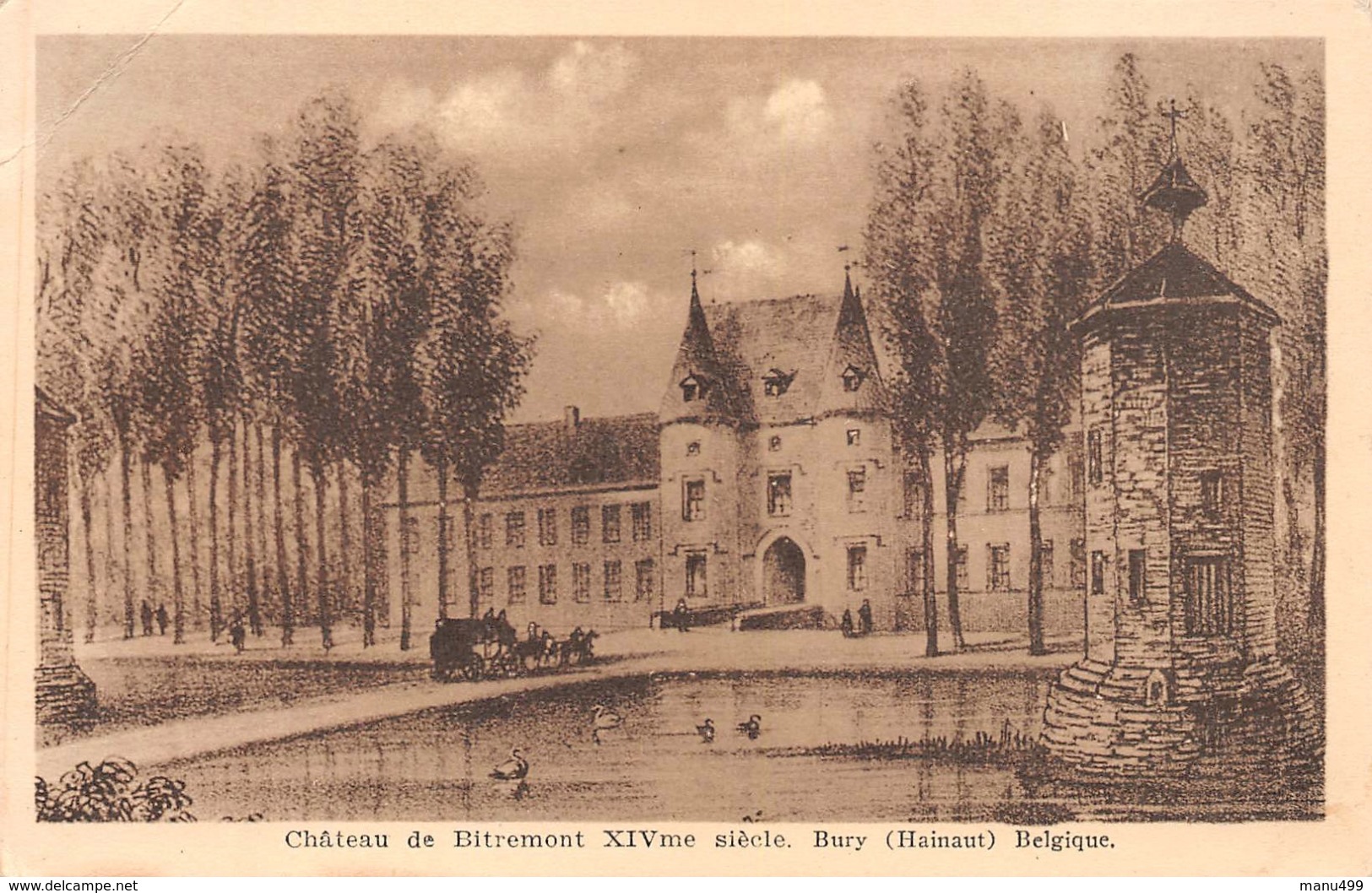 BURY / Péruwelz - Kasteel - Château De BITREMONT XIVme Siècle - Péruwelz