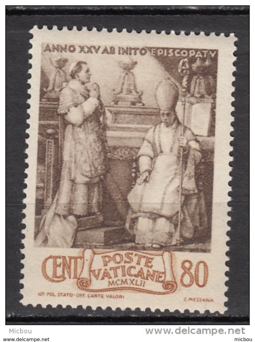 ##16, Vatican, Pape, Consecration  Of Archbishop Pacelli By Pope Benedict XV, Crosse - Used Stamps