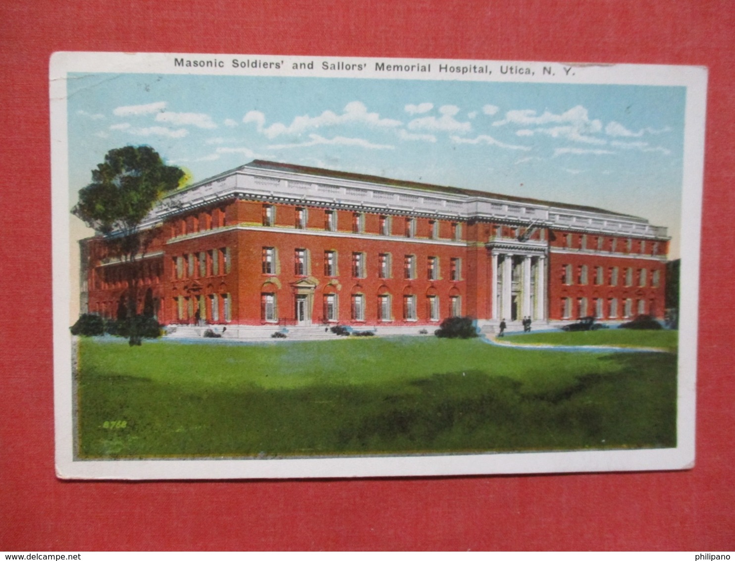 Masonic Soldiers & Sailors Memorial Hospital New York > Utica-  Ref   3656 - Utica
