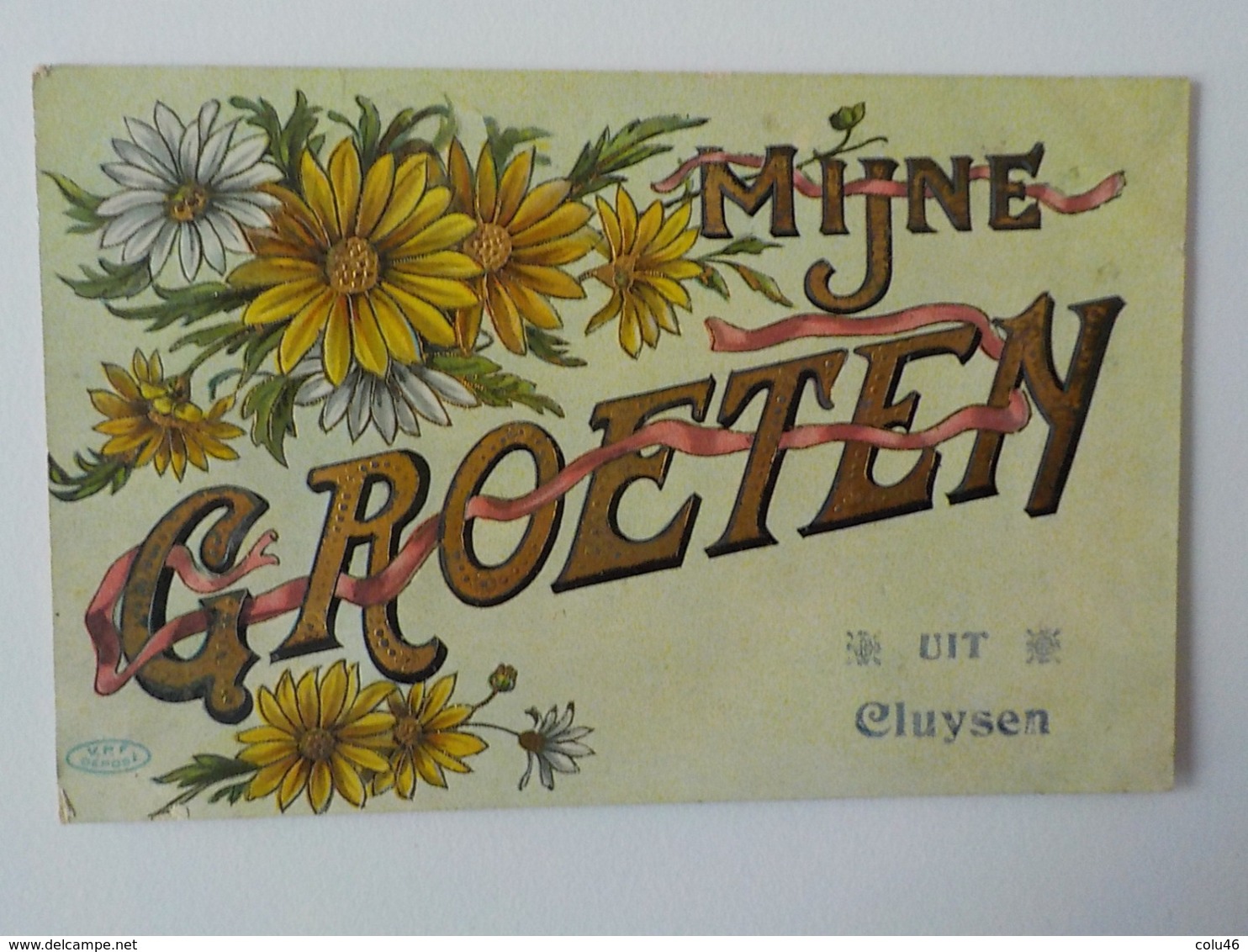 1911 CP Brillante Et Colorée Mijne Groeten Uit Cluysen Kluizen Evergem - Evergem