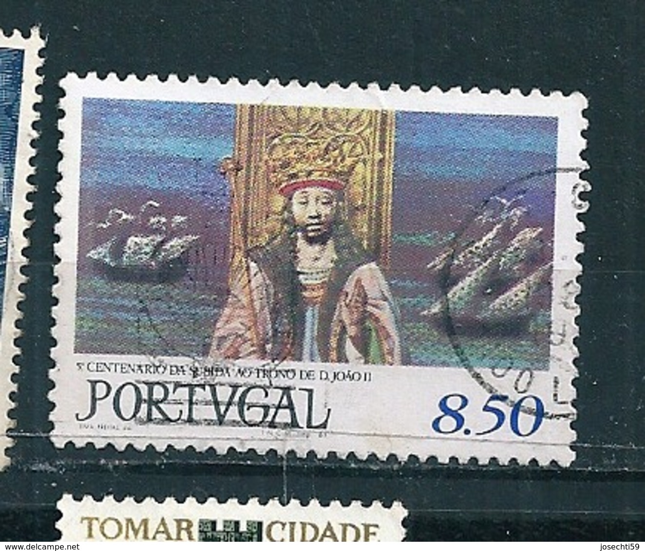 N° 1515 500 Ans De La Montée Sur Le Trône Du Roi Jean II   Timbre Portugal  Oblitéré 1981 - Used Stamps