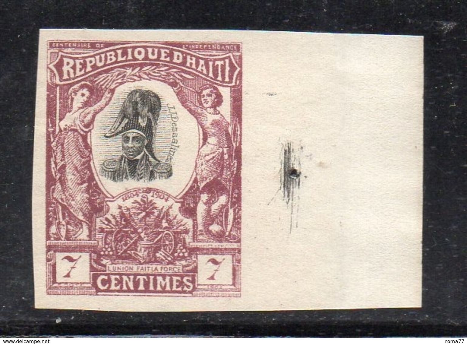 APR2941 - HAITI 1904 , Yvert N. 80  **  MNH  (2380A)  Non Dentellato - Haiti