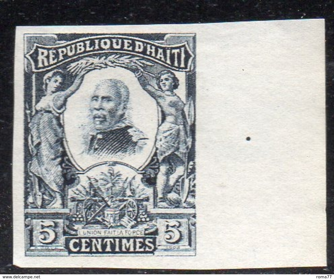 APR2942 - HAITI 1904 , Yvert N. 86  Senza Gomma  (2380A)  Non Dentellato - Haiti