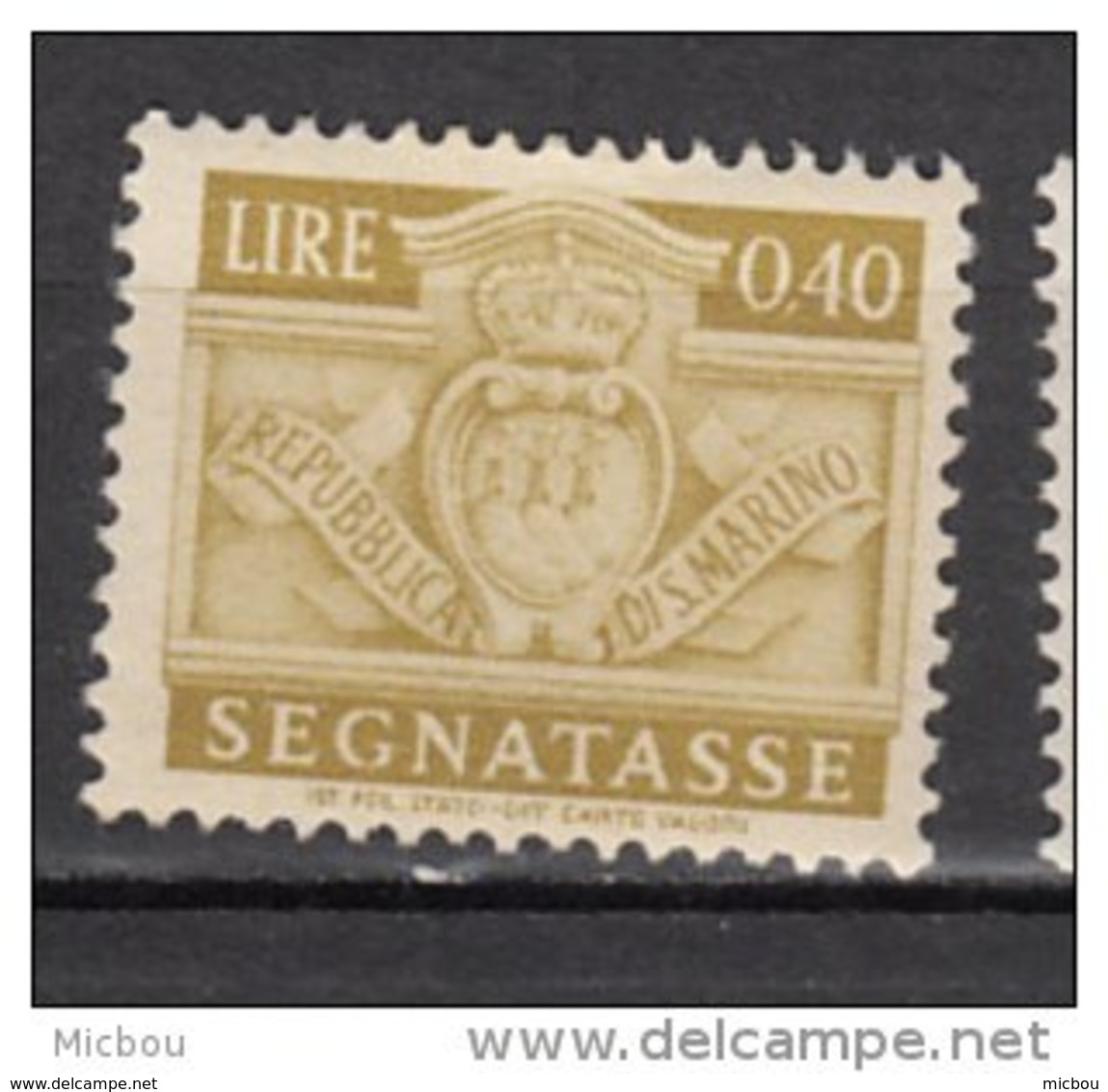 ##16, Saint-Marin, San Marino, Segnatasse - Unused Stamps