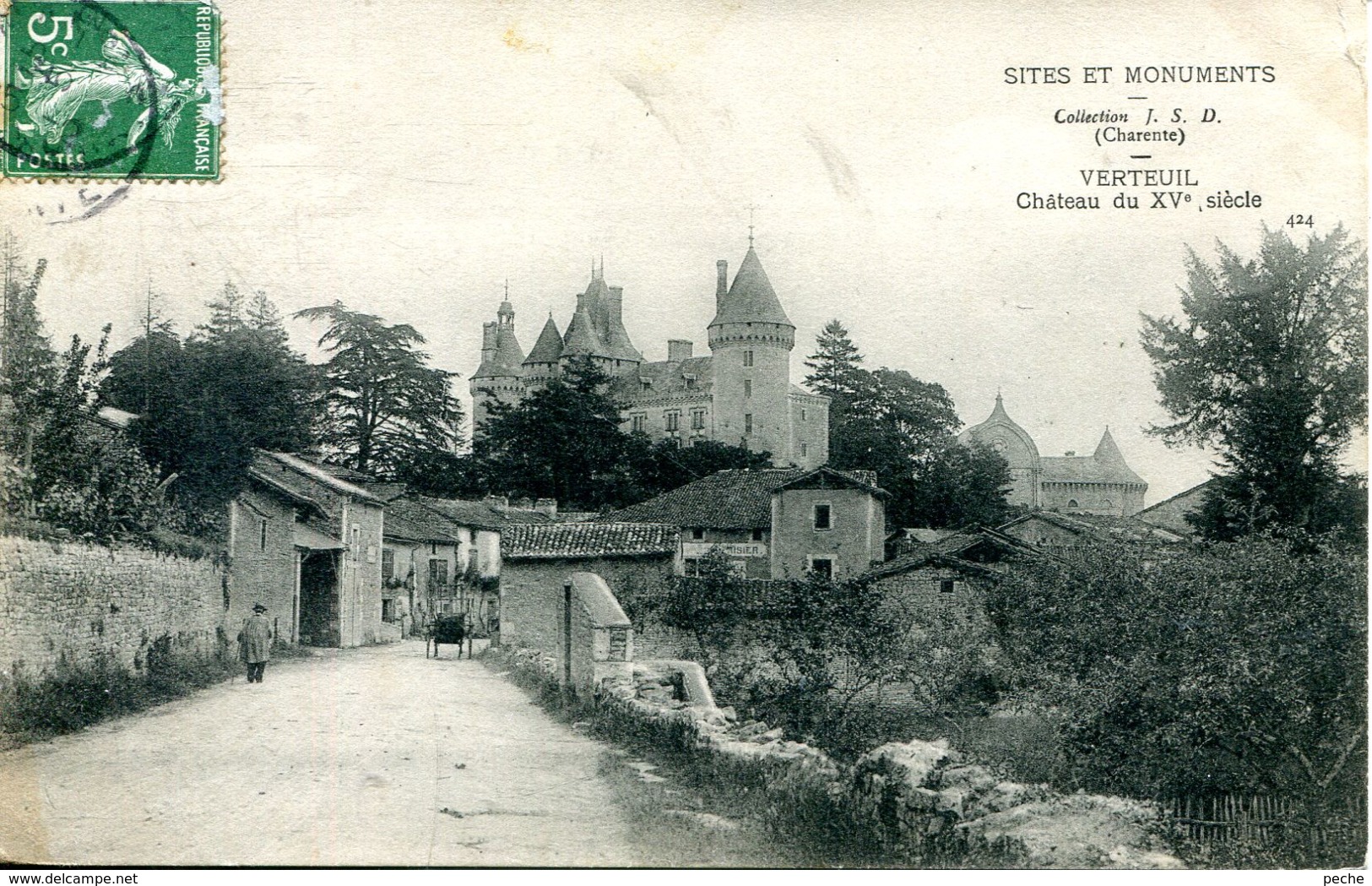 N°75958 -cpa Verteuil -château Du XVè Siècle- - Autres & Non Classés