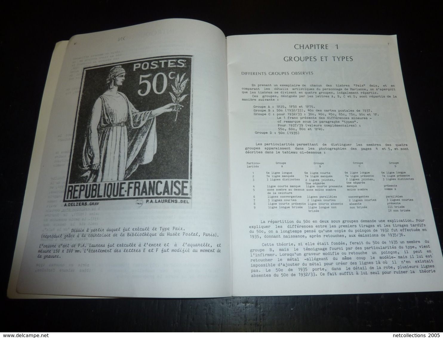 LE TYPE PAIX 1932-1941 ; De DEREK J.RICHARDSON - PHILATELIE STAMPS BOOK (C.B) - Thématiques