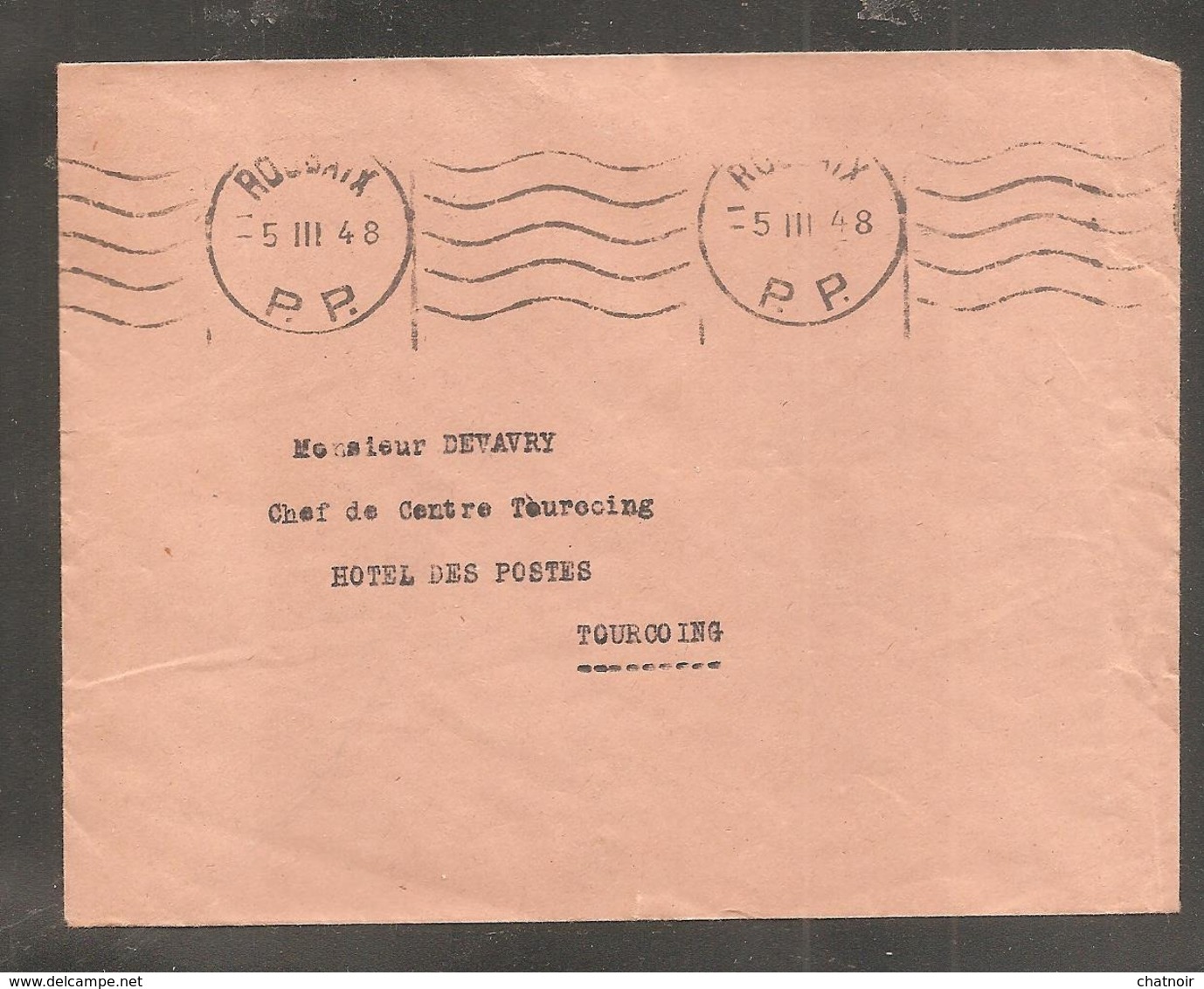 Enveloppe De  ROUBAIX  PP      NORD  1948 - Storia Postale