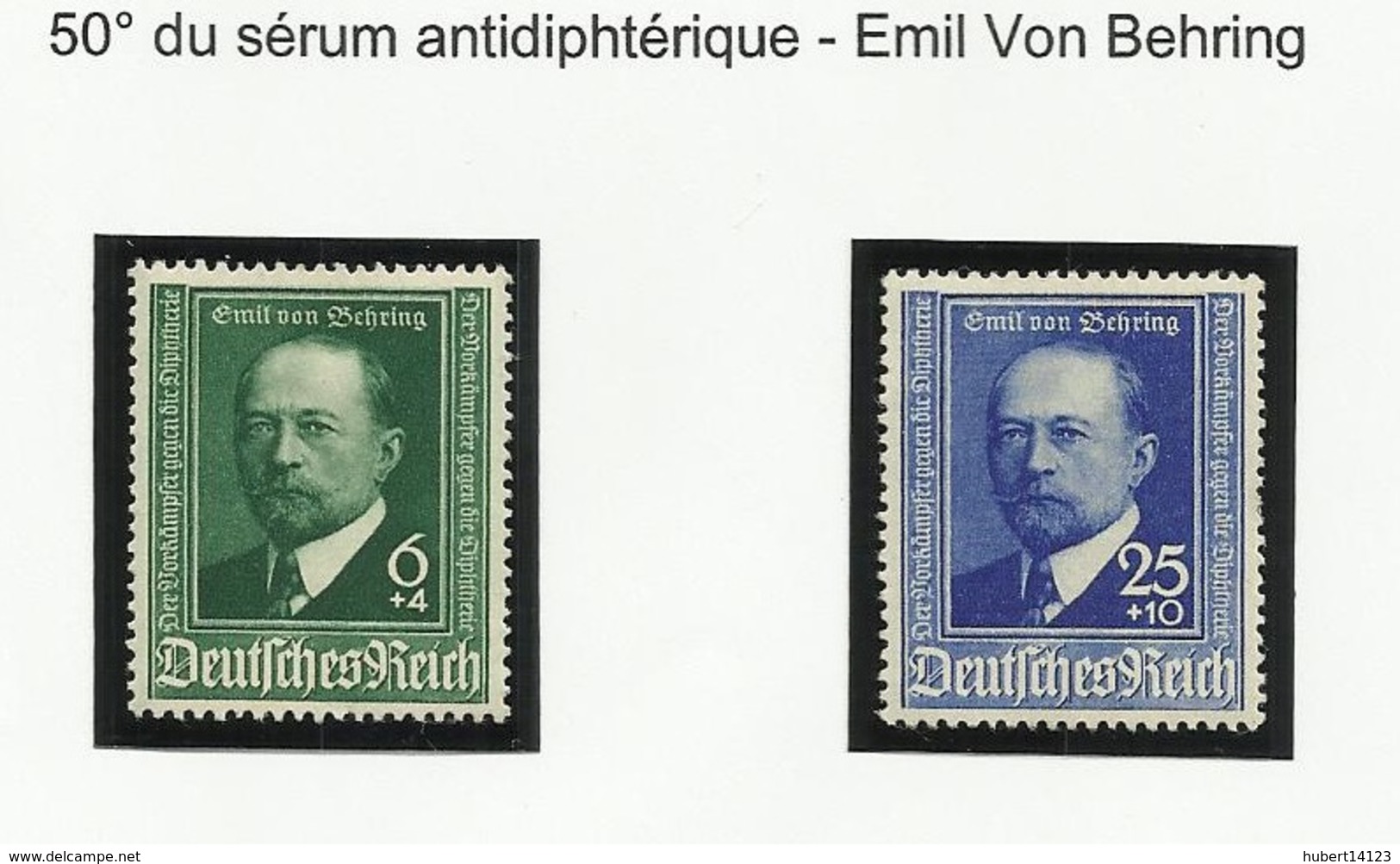 Allemagne N° 684 Et 685 De 1940 - Sonstige & Ohne Zuordnung