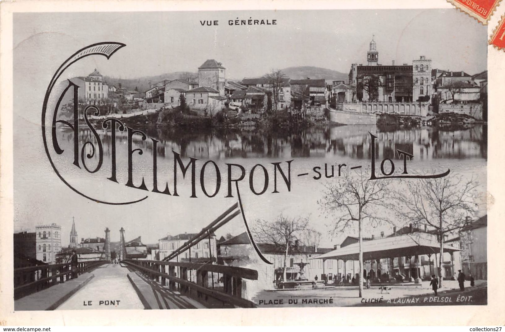 47-CASTELMORON-SUR-LOT- VUE GENERALE - Castelmoron