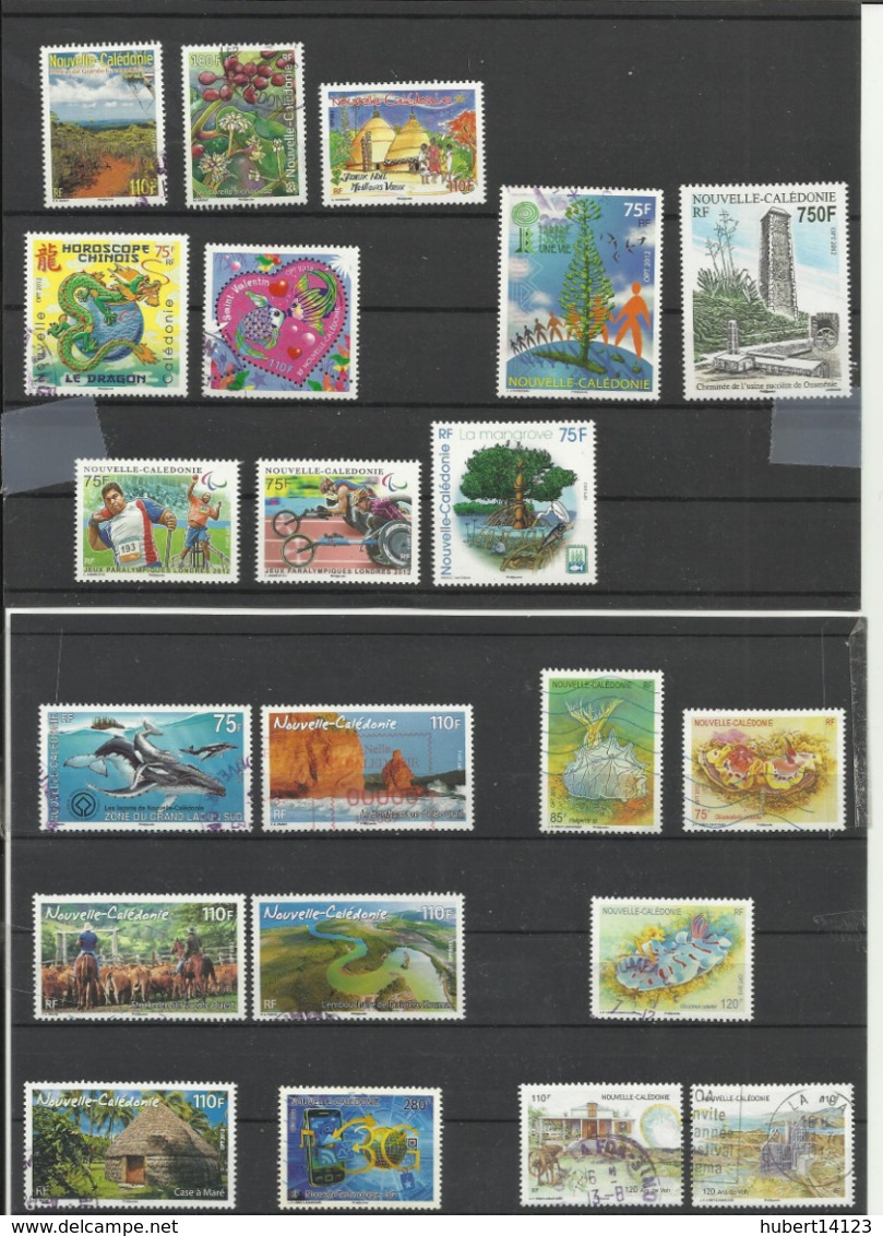 Nouvelle Calédonie Année 2012 Lot De 21 Timbres - Otros & Sin Clasificación