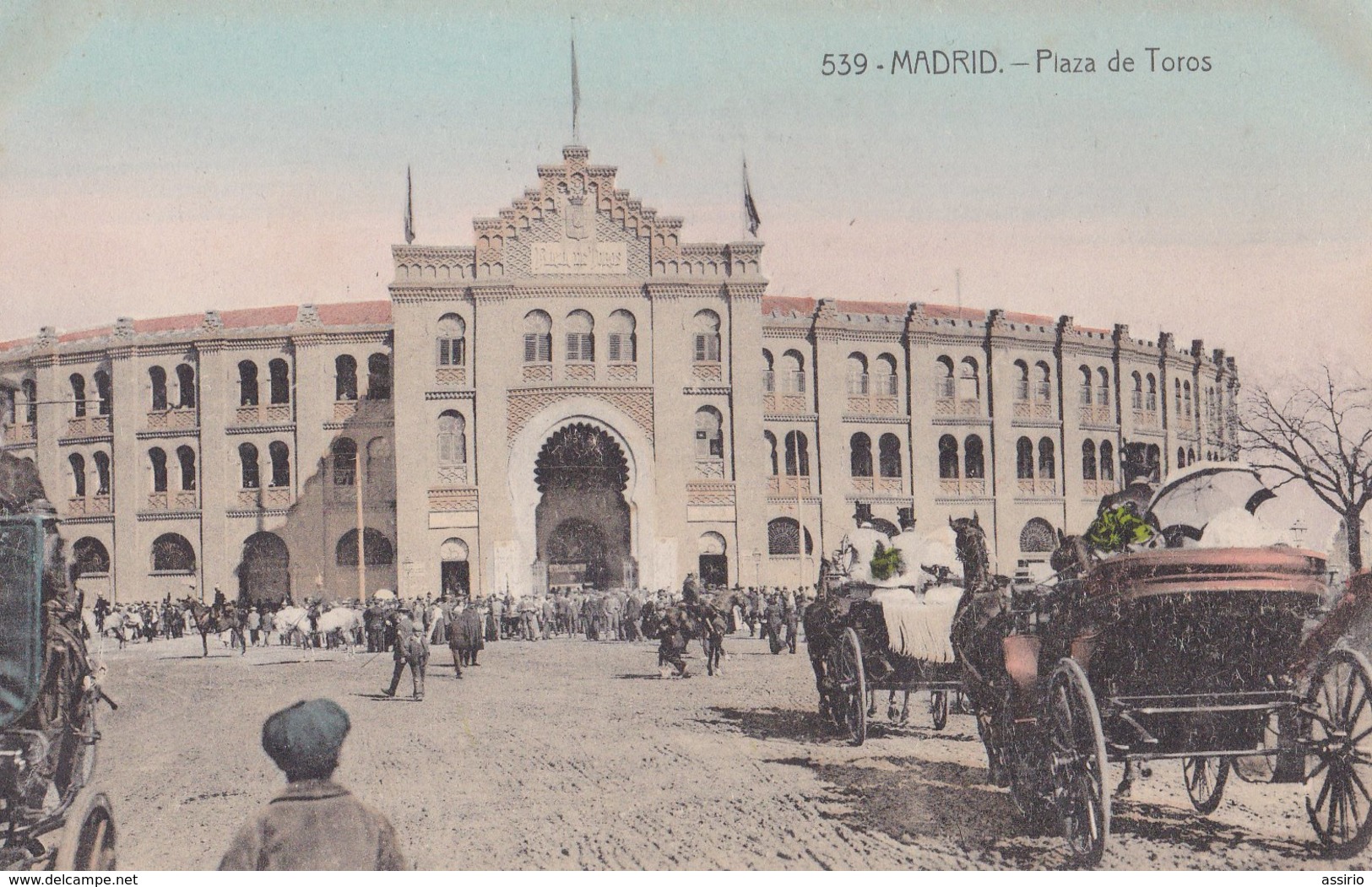 Espanha  Postale De Praça De Toros (arenes) - Otros & Sin Clasificación