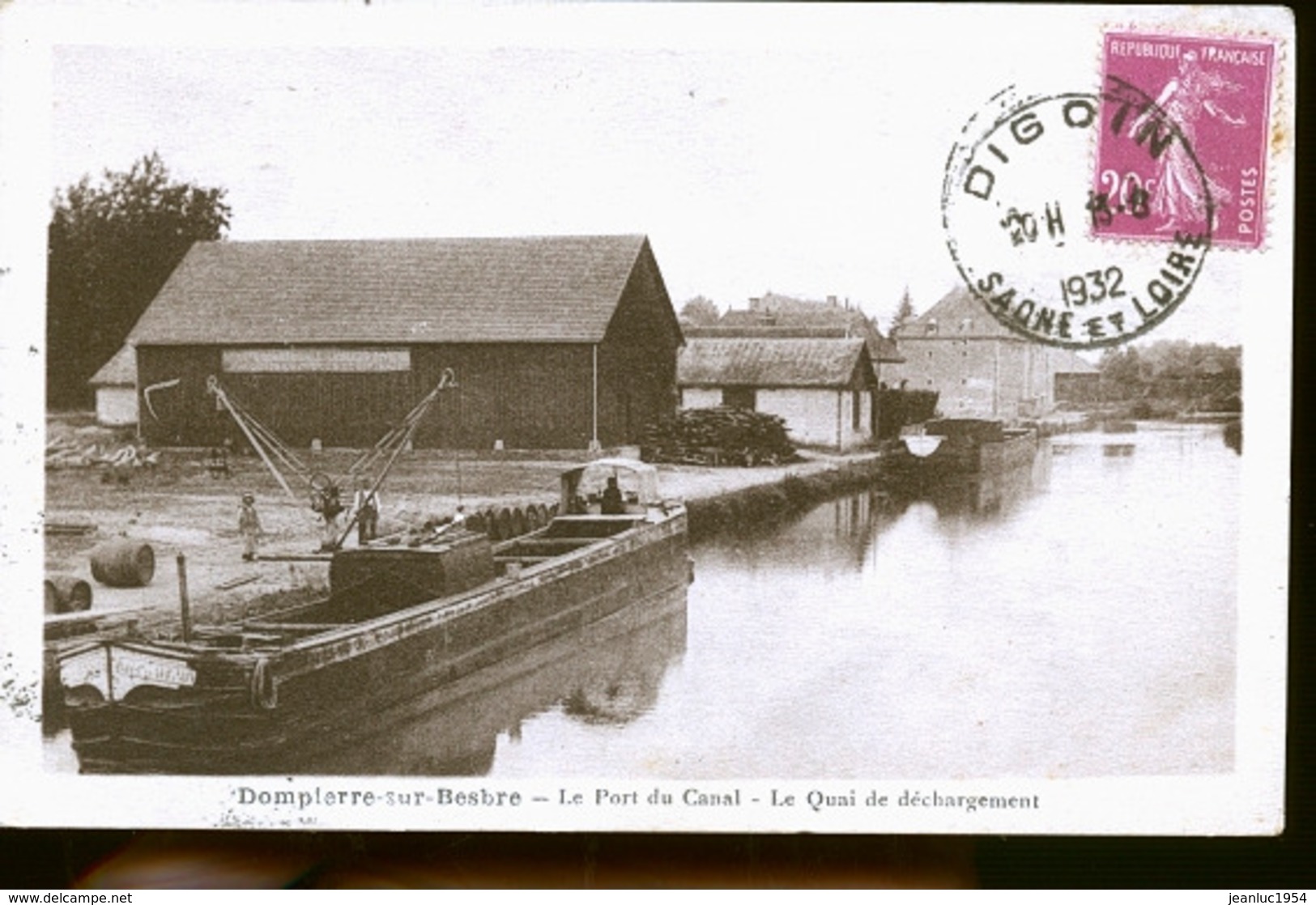 DOMPIERRE SUR BESBRE LE CANAL - Autres & Non Classés