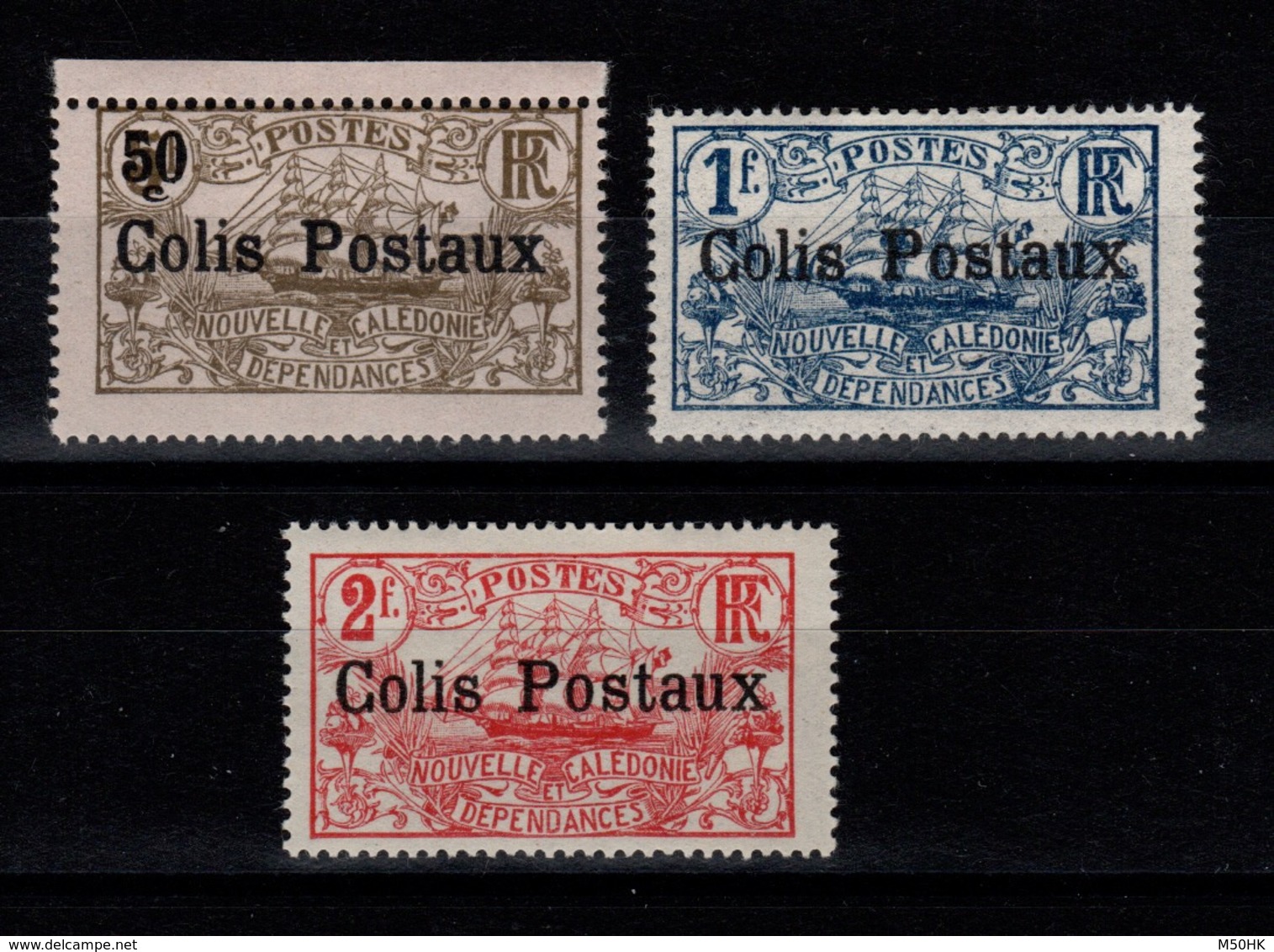 Nouvelle Caledonie - Colis Postaux - YV 1 à 3 N* (legere) Cote 6 Euros - Autres & Non Classés