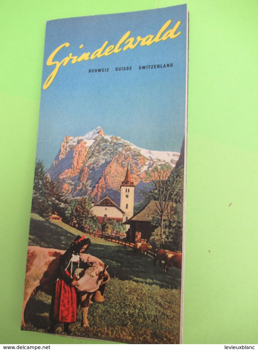 Dépliant Touristique Ancien à 6 Volets/Pliage Accordéon/Grindelwald/SUISSE/ Schweiz/Switzerland/vers 1930-50    PGC392 - Dépliants Turistici