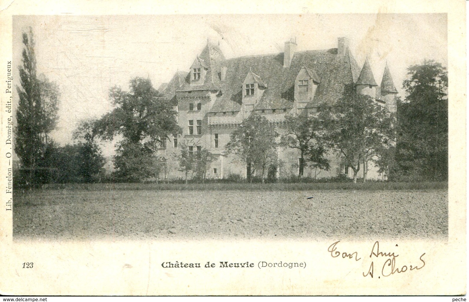 N°75970 -cpa Château De Meuvie - Andere & Zonder Classificatie