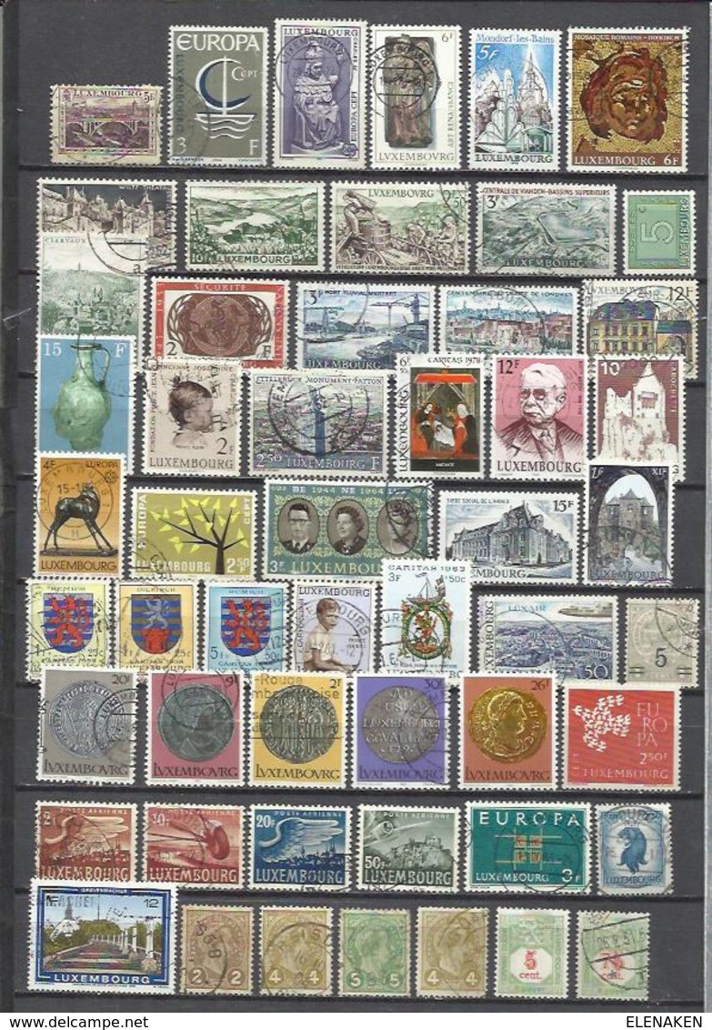 R54-SELLOS LUXEMBURGO SIN TASAR,BUENOS VALORES,VEAN ,FOTO REAL.LUXEMBOURG STAMPS WITHOUT TASAR, GOOD VALUES, SEE, REAL - Colecciones