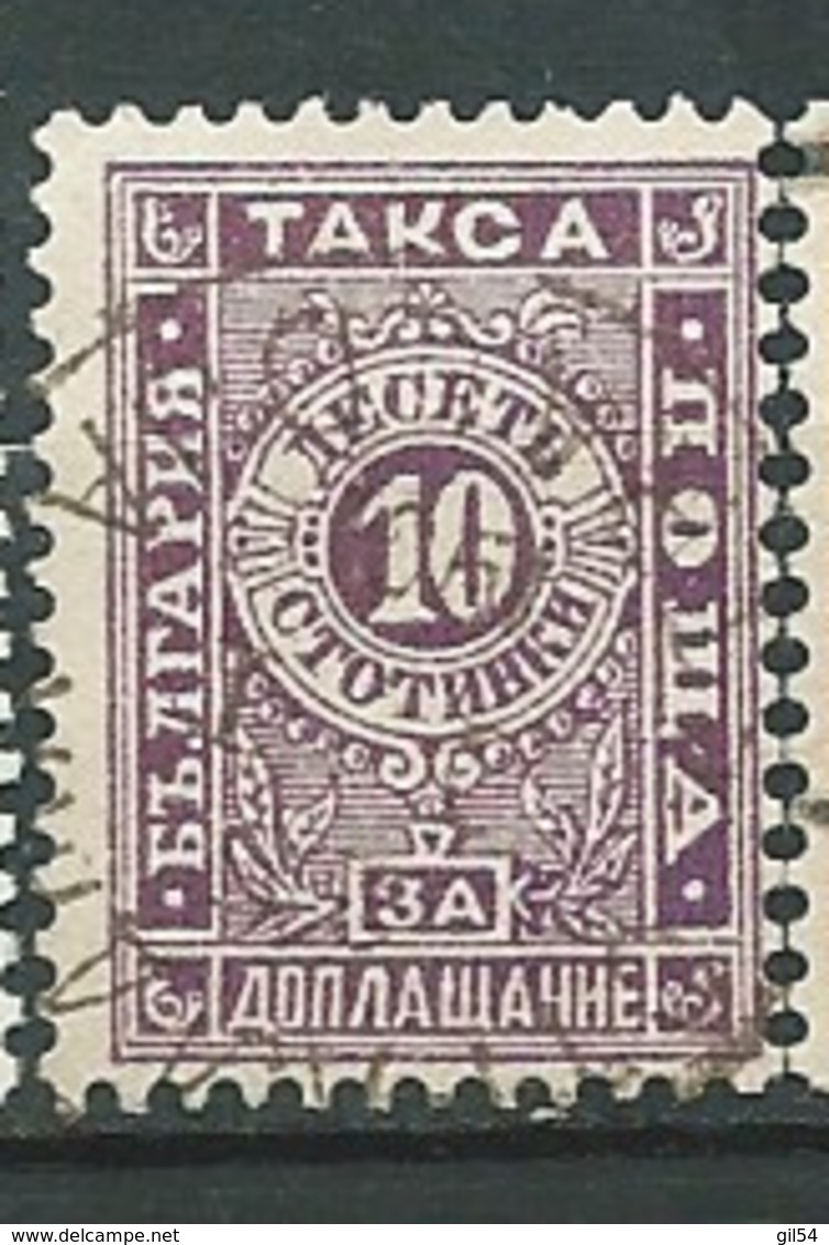 Bulgarie    Taxe  -  Yvert N°  14 Oblitéré     -  Cw 34838 - Segnatasse