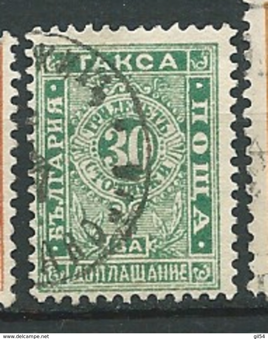 Bulgarie    Taxe  -  Yvert N°  15 Oblitéré     -  Cw 34840 - Postage Due