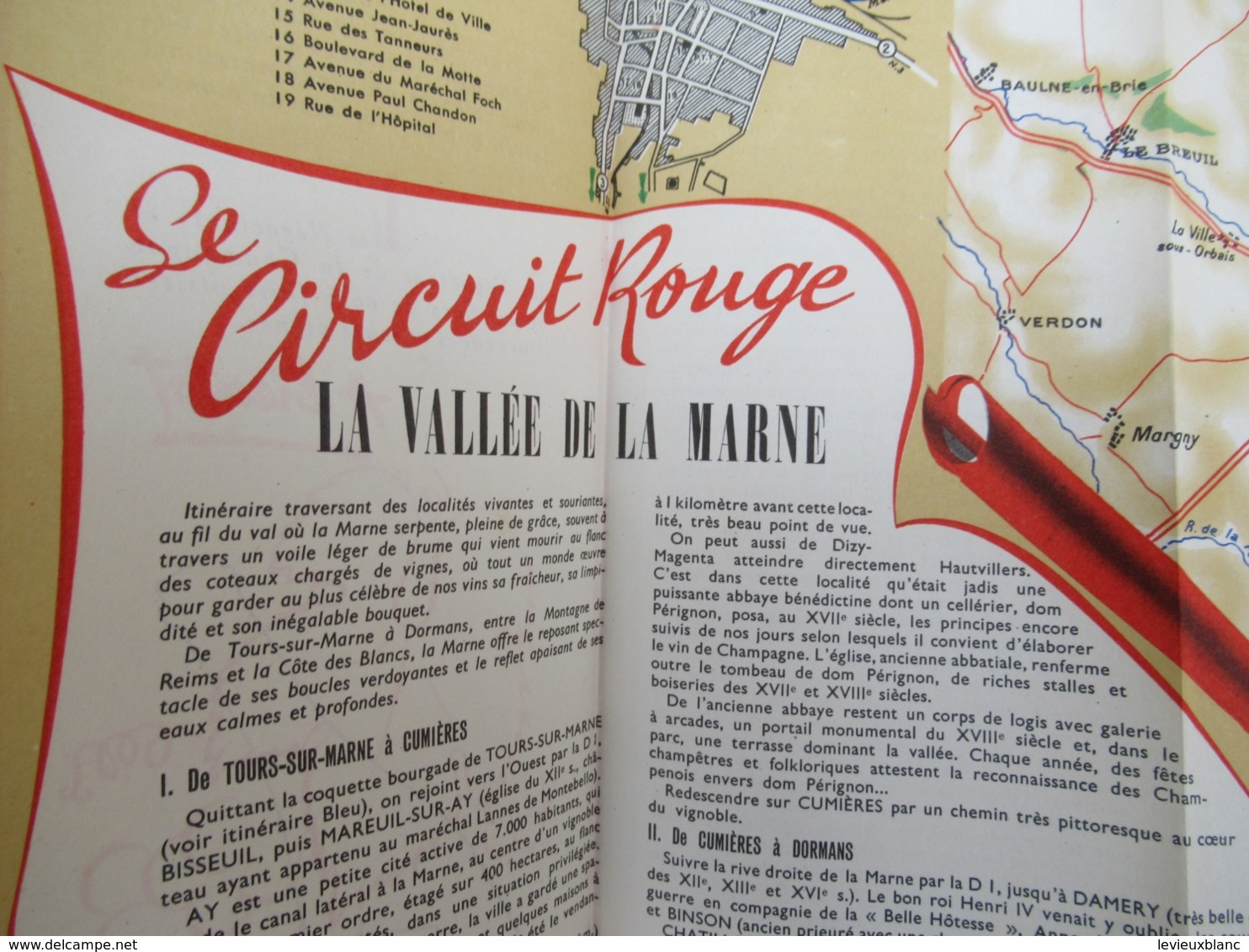 Dépliant Touristique Ancien à 16 Volets/La Route Du CHAMPAGNE/Carte-Guide/La Champagne Vous Invite/Vers 1950      PGC393 - Toeristische Brochures