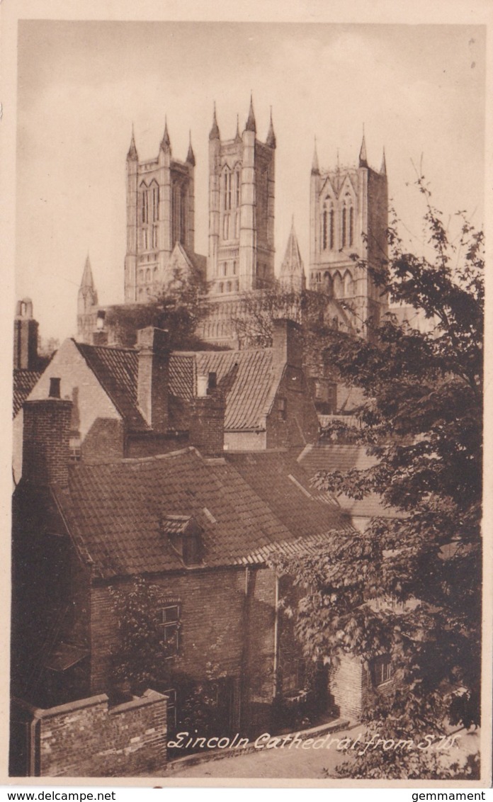 LINCOLN CATHEDRAL FROM S.W. - Lincoln