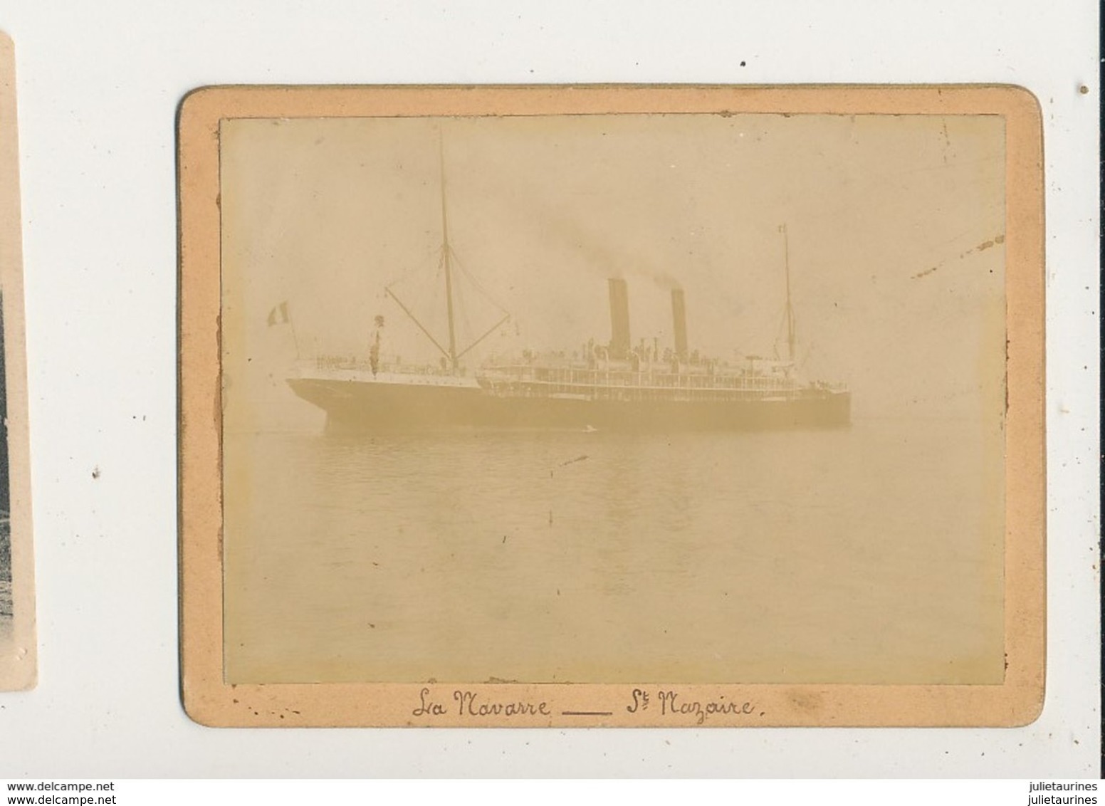 SAINT NAZAIRE LE NAVARE PHOTO 12CMX7CM BON ETAT - Steamers