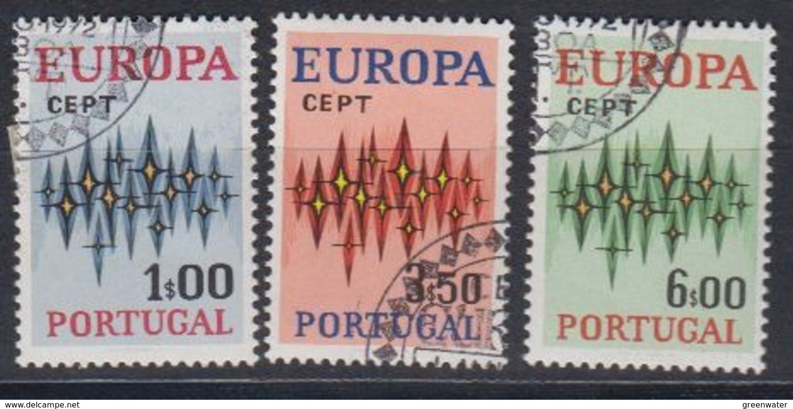 Europa Cept 1972 Portugal 3v Used 1st Day (44890B) - 1972