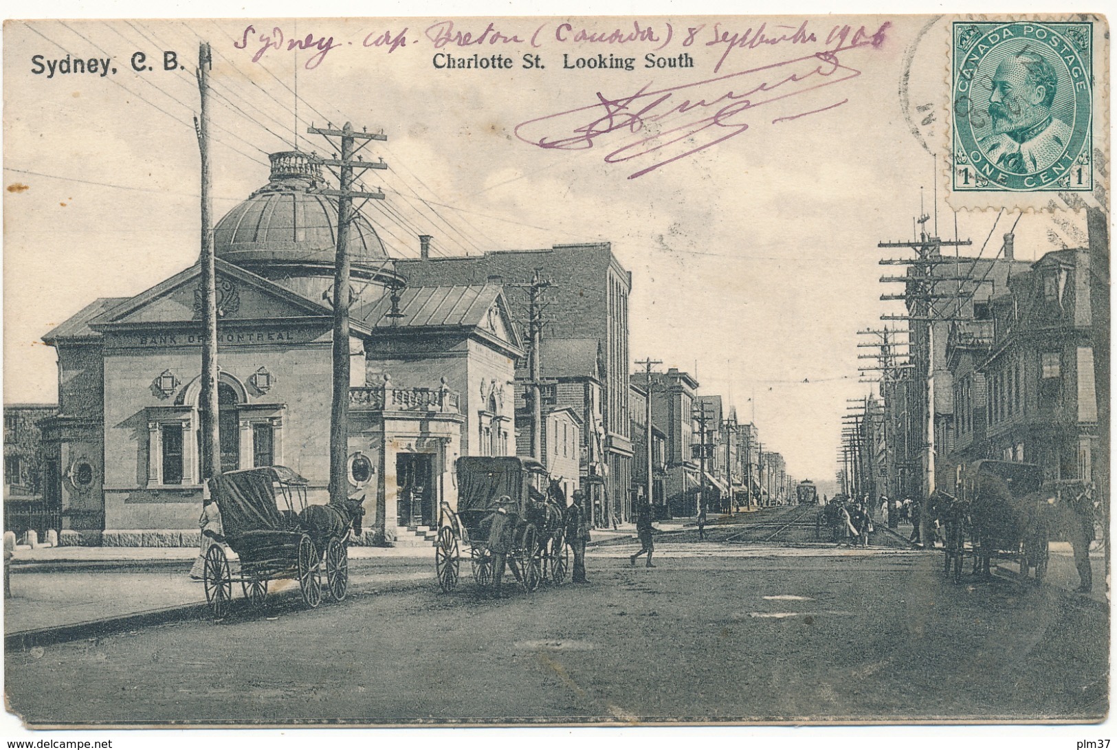 SYDNEY CAPE BRETON - Charlotte Street Looking South - Cape Breton