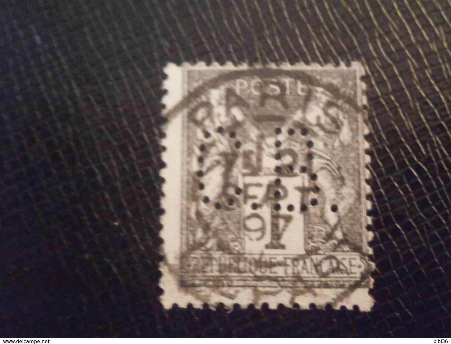 FRANCE TIMBRE SAGE 83 CB32-5 PERFORE PERFORES PERFIN PERFINS PERFO PERFORATION PERFORIERT LOCHUNG PERFORATI PERCE - Autres & Non Classés