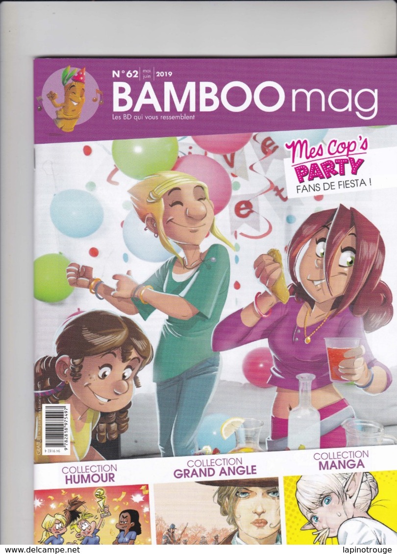 Bamboo Mag N°62 De 2019: Camp Poutine Meddour Mes Cop's Triple Galop... - Autre Magazines