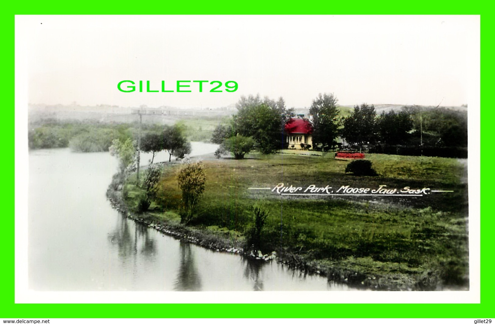 MOOSE JAW, SASKATCHEWAN - RIVER PARK -  THE GOWEN SUTTON CO LTD - REAL-PHOTO - - Other & Unclassified