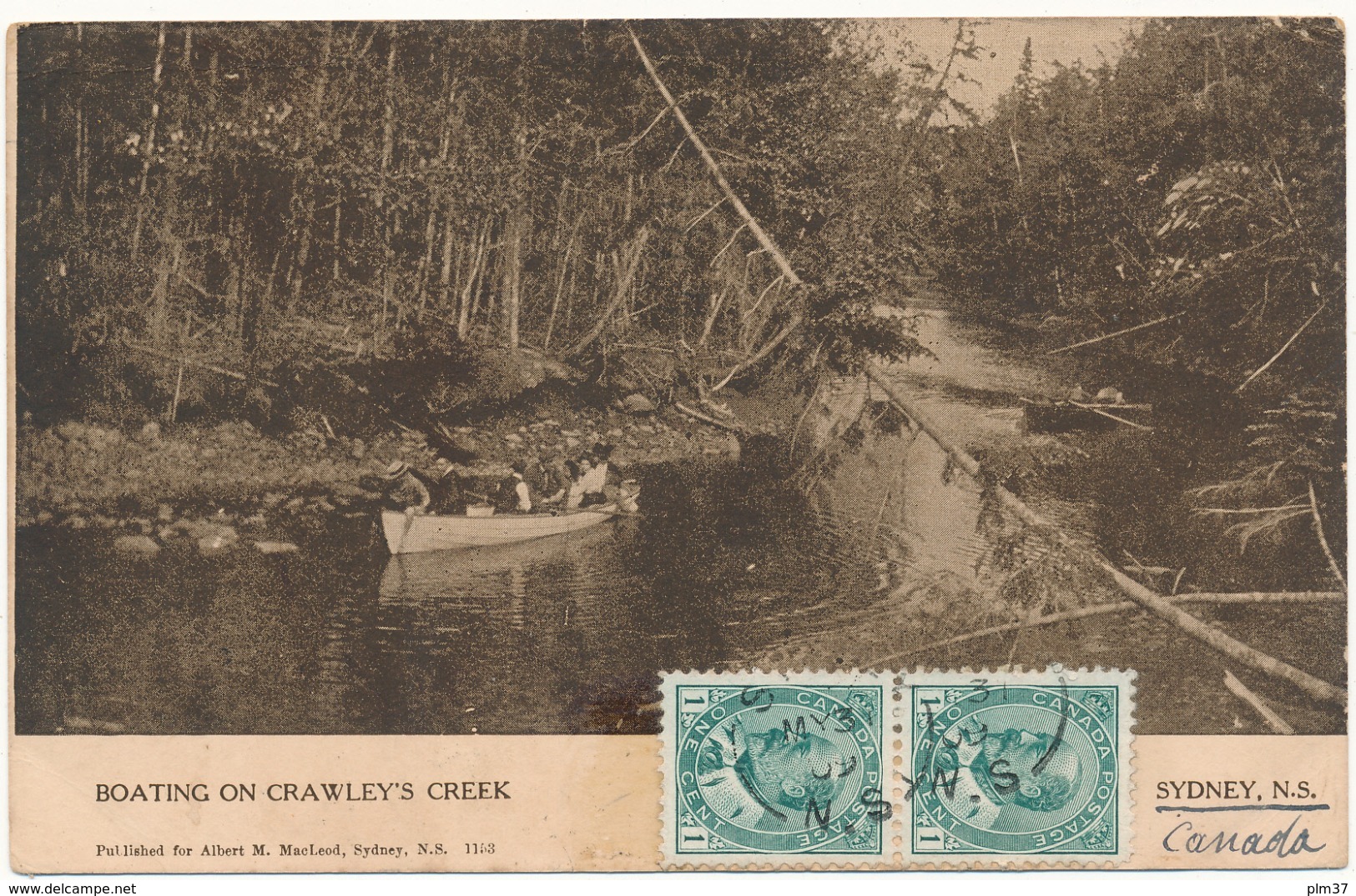 SYDNEY CAPE BRETON - Boating On Crawley's Creek - Cape Breton