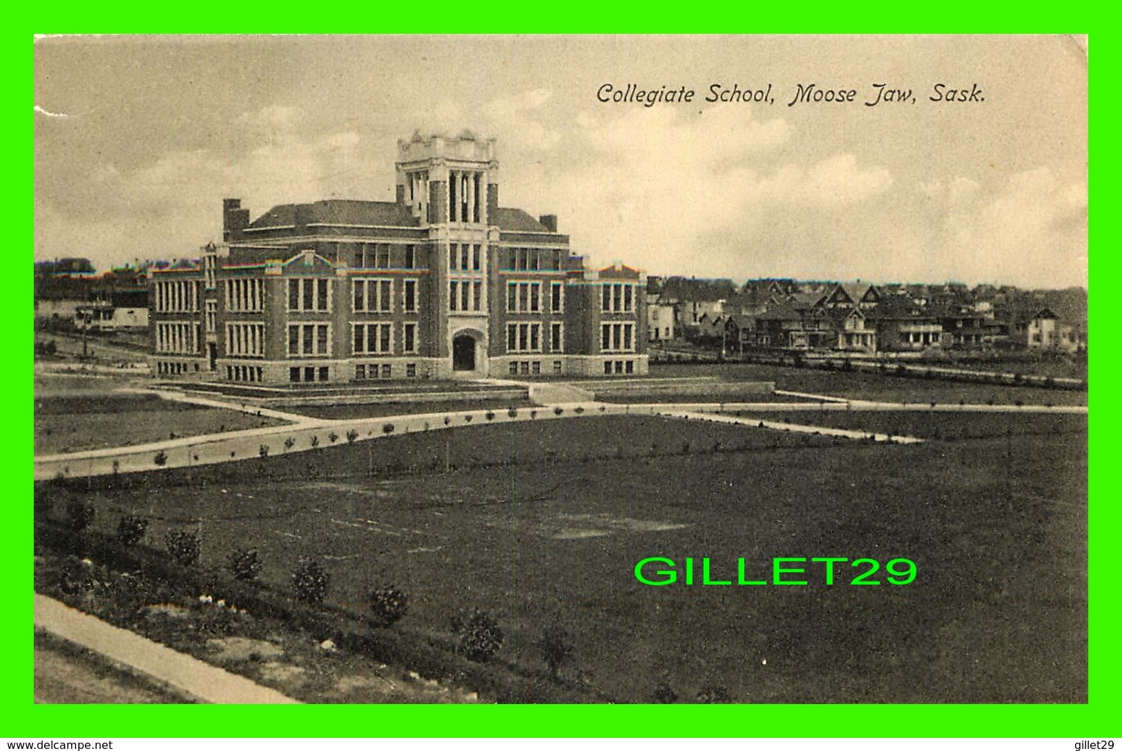 MOOSE JAW, SASKATCHEWAN - COLLEGIATE SCHOOL - TRAVEL IN 1985 - - Autres & Non Classés