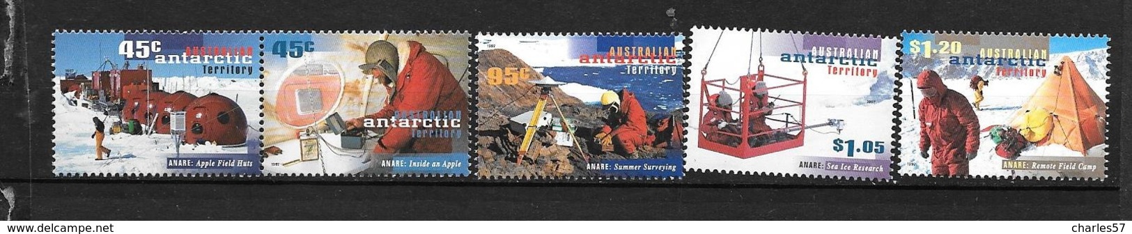 Territoire Antarctique Australien: TB Série N° 110 Au N° 114, Neufs XX - Unused Stamps