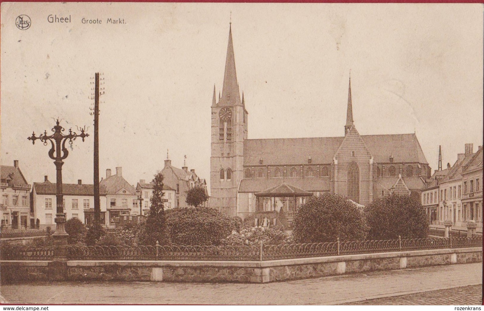 Geel Gheel Grote Groote Markt ZELDZAAM 1929 (In Zeer Goede Staat) - Kasterlee