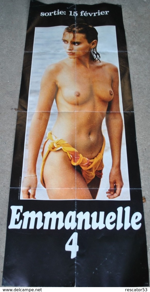 Rare Affiche Film Emmanuelle IV Format 58 X 158 Pin-up - Affiches