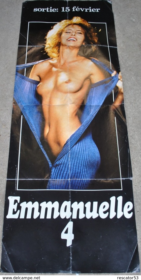 Rare Affiche Film Emmanuelle IV Format 58 X 158 Pin-up - Affiches