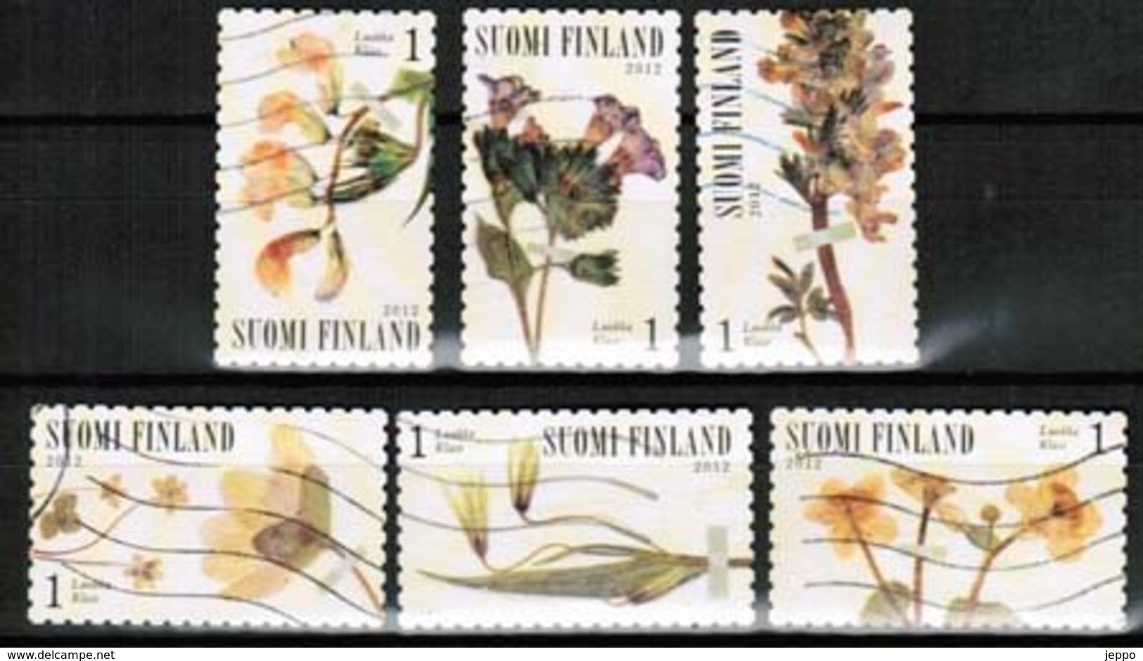 2012 Finland, Spring Blossoms, Complete Set Used. - Used Stamps