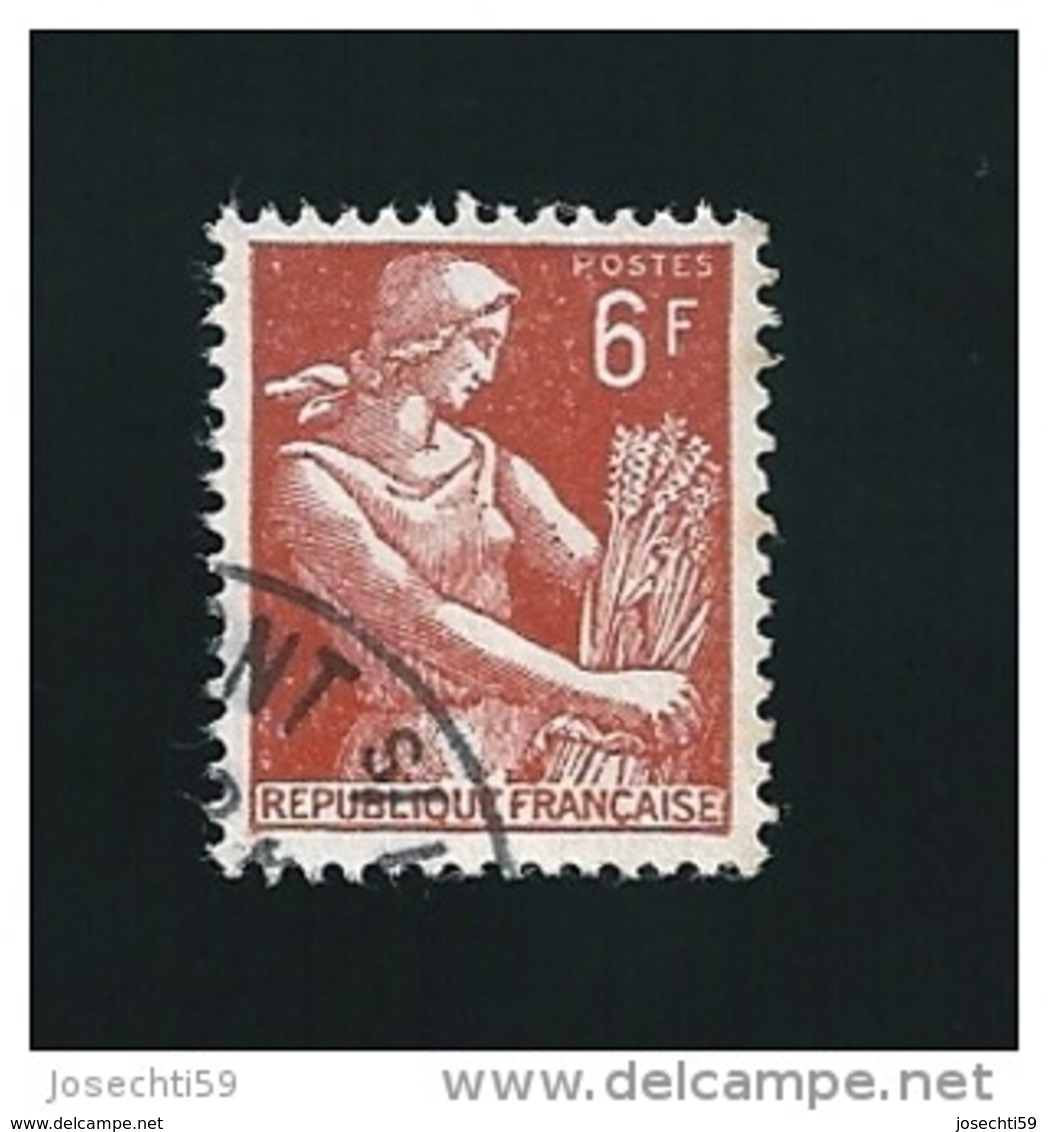 N° 1115  Moissonneuse 6frs  Timbre  France  1957-1960 - Oblitérés