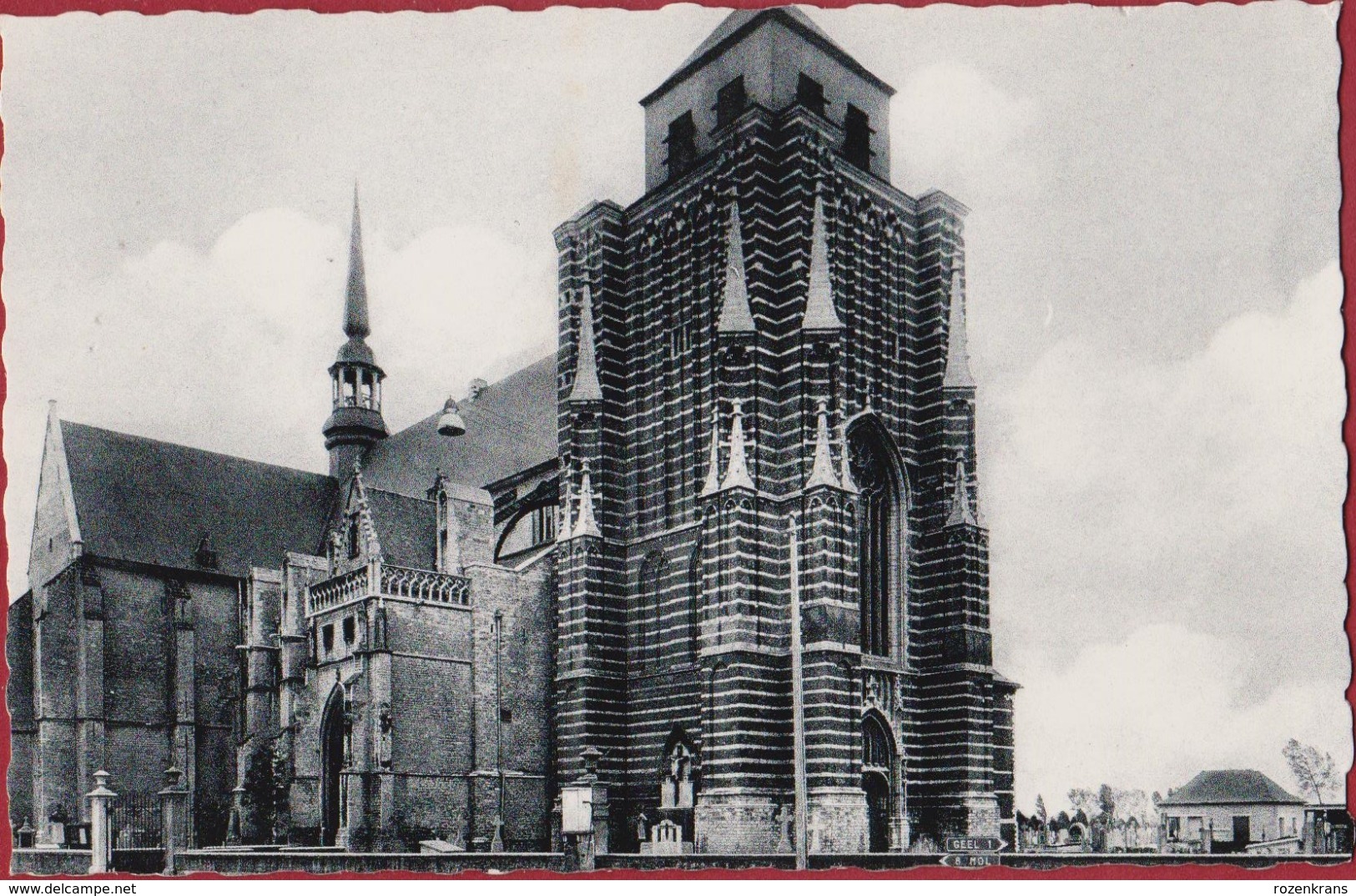Geel Antwerpse Kempen Geel Ste-Dymphnakerk Eglise Ste Heilige Dymphne Dymphna  (In Zeer Goede Staat) - Geel
