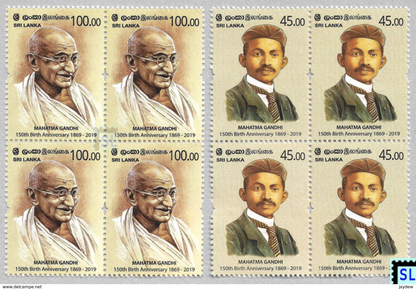 Sri Lanka Stamps 2019, Mahatma Gandhi, India, MNH - Sri Lanka (Ceylon) (1948-...)